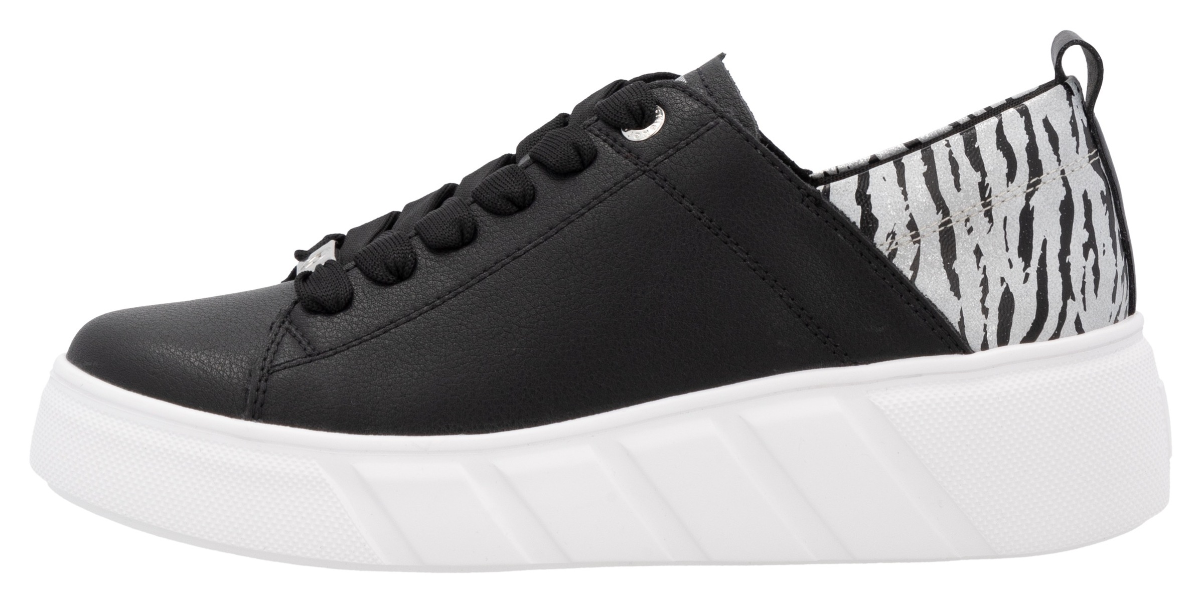 RIEKER Sport Plateausneaker, Schnürschuh, Halbschuh, Freizeitsneaker mit Soft-Einlage