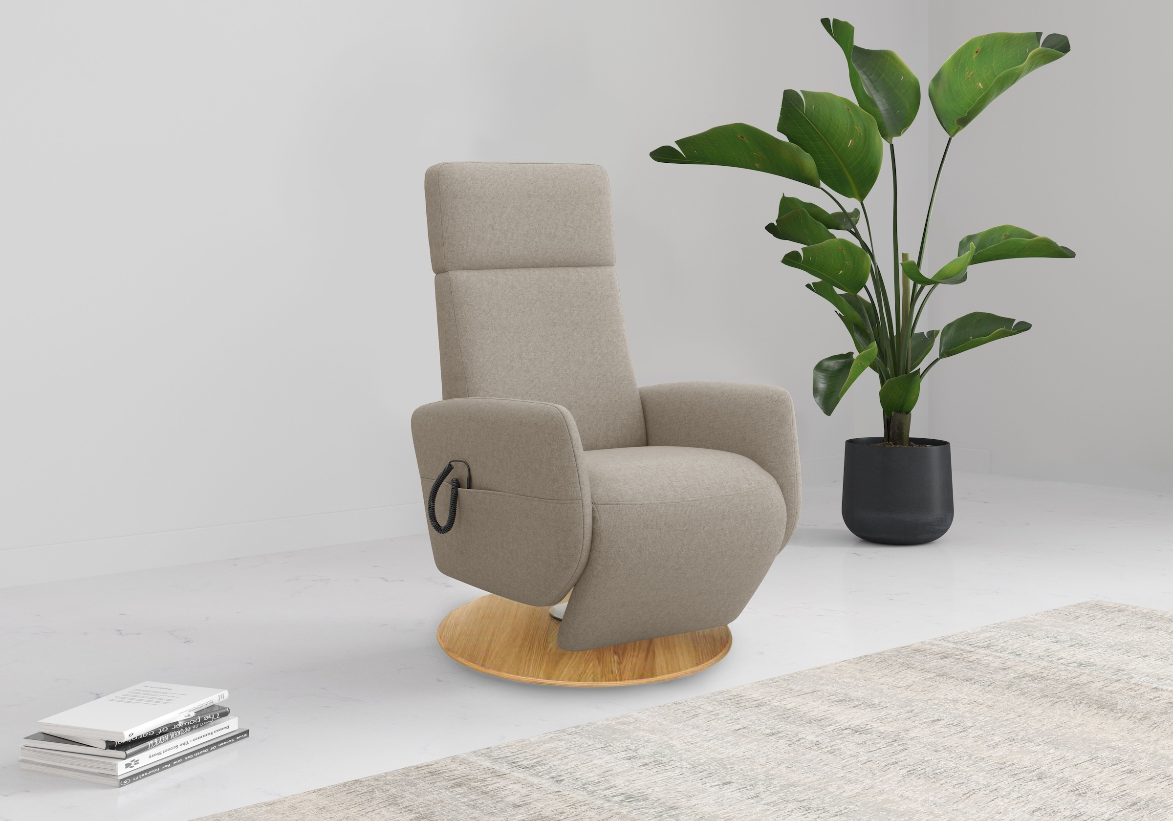 Home affaire TV-Sessel »Rochelle«, (1 St.), TV-Sessel mit Drehfunktion 360 günstig online kaufen