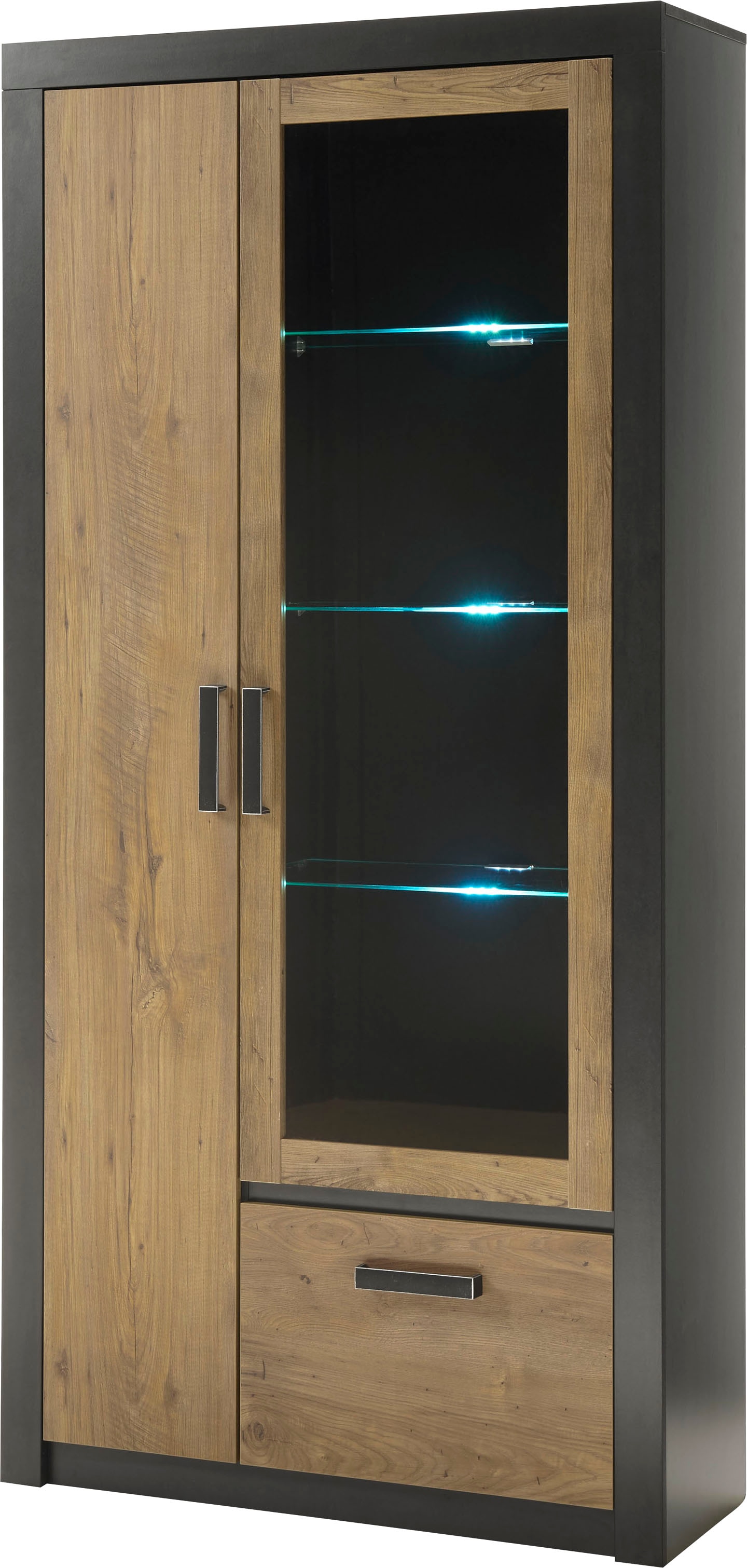 INOSIGN Vitrine »BRÜGGE«, Glasvitrine, Stauraumvitrine, Standvitrine, Höhe ca. 192 cm
