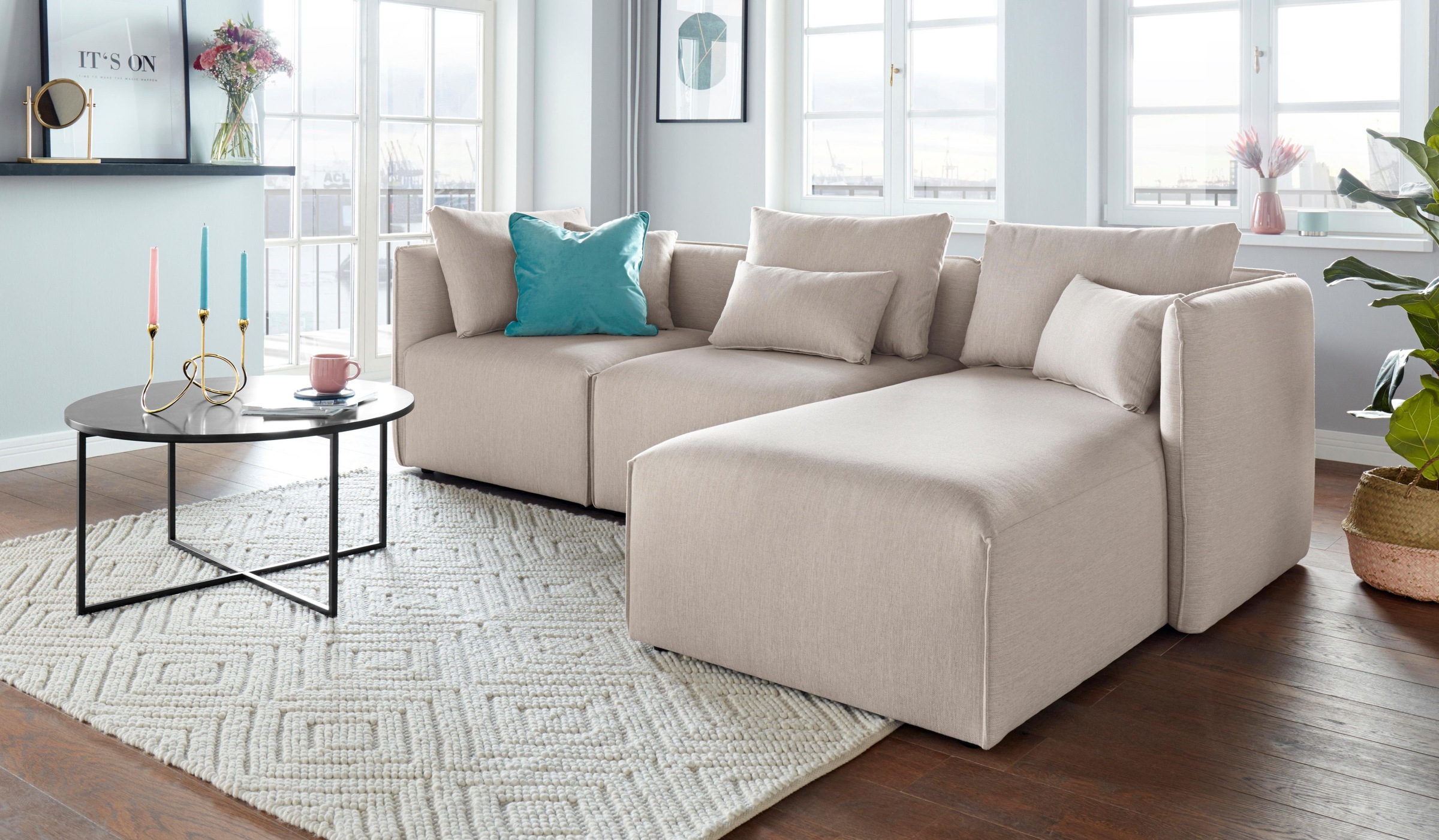 andas Ecksofa "Nöre L-Form" 3 Teile, in vielen Bezugsqualitäten und Farben. günstig online kaufen