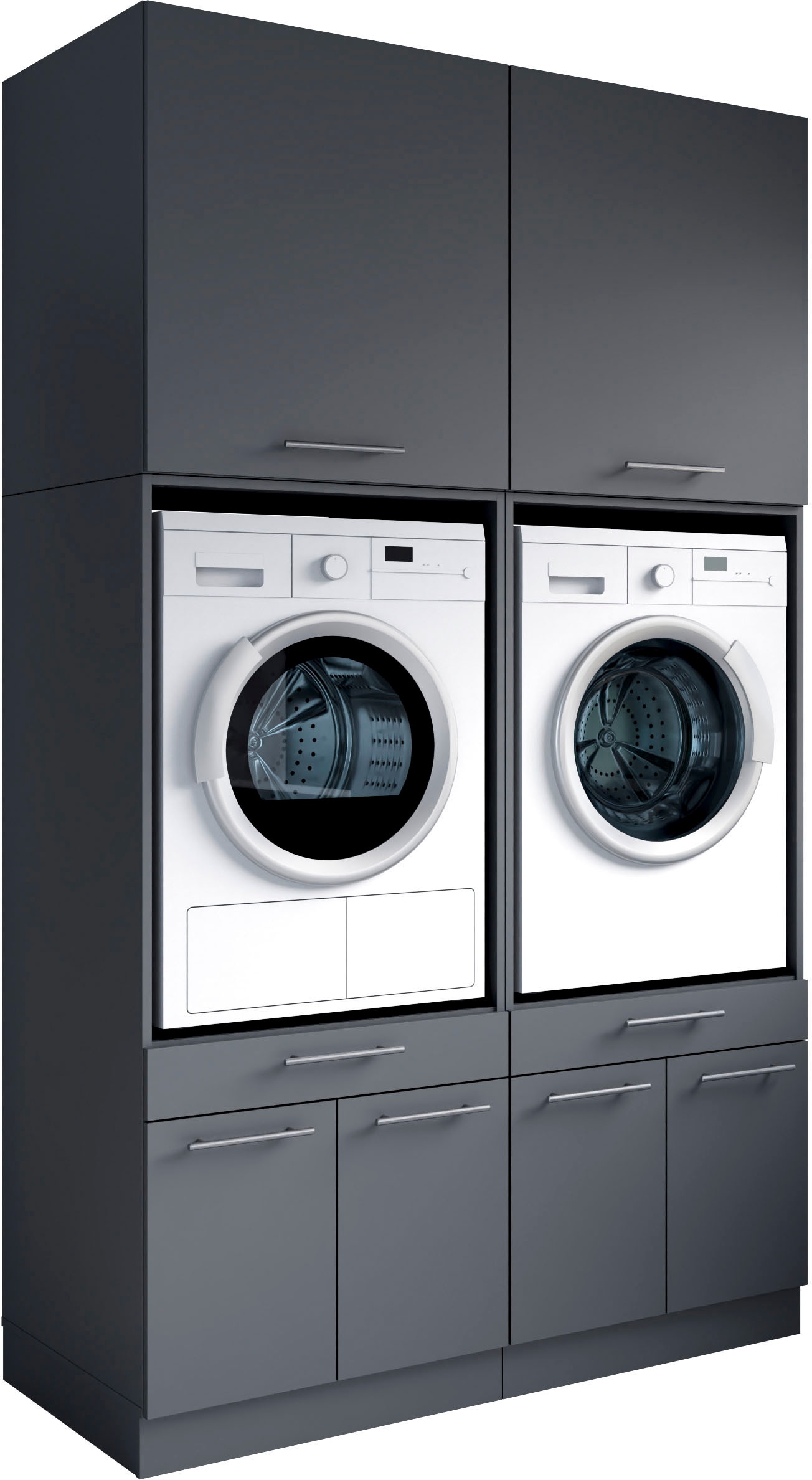 Laundreezy Mehrzweckschrank-Set »Laundreezy, 4-tlg. Mehrzweckschrank-Set B/H/T 135/238/68 cm« 4 Stk. tlg.