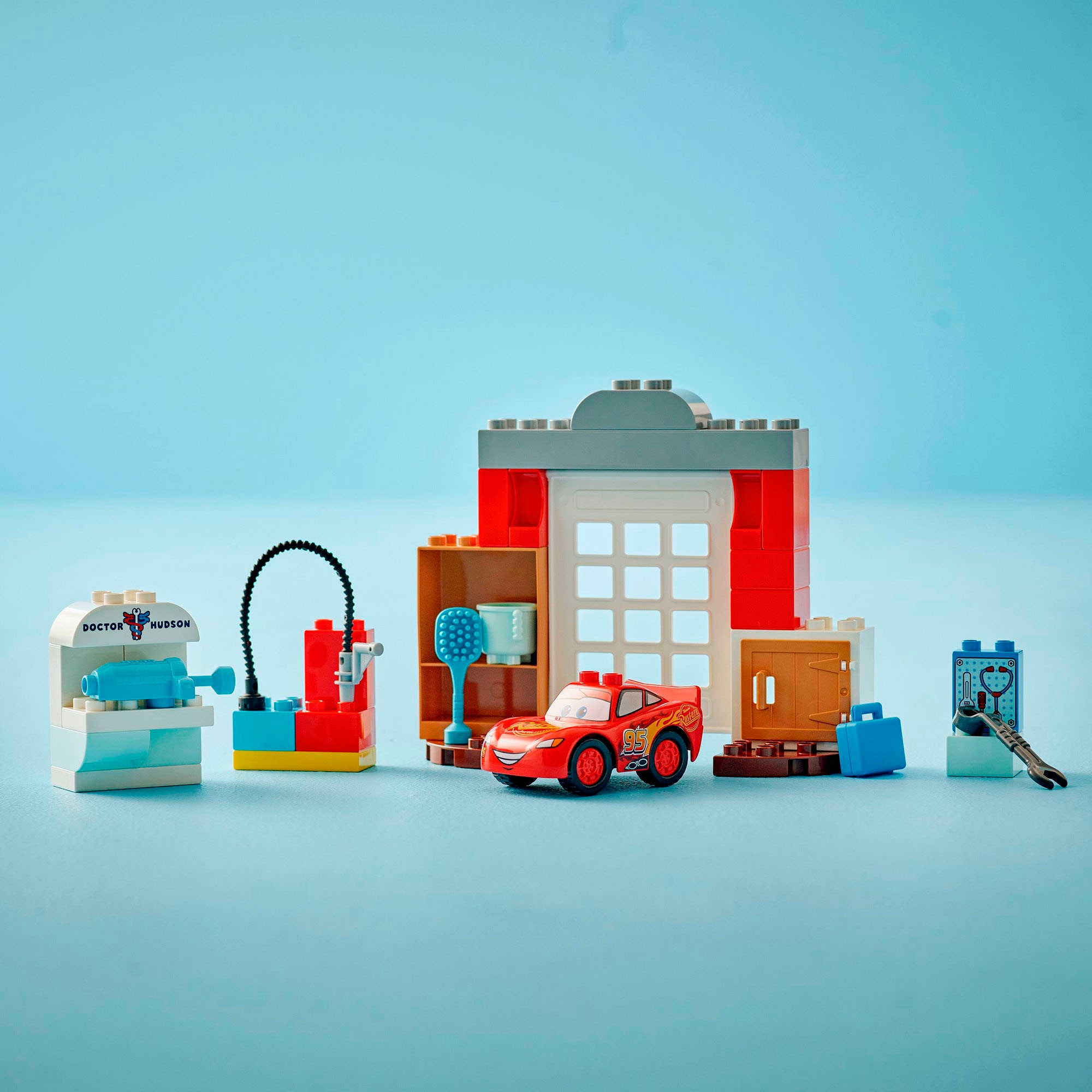LEGO® Konstruktionsspielsteine »McQueens Besuch in Docs Werkstatt (10456), LEGO DUPLO Disney™«, (35 St.), Made in Europe
