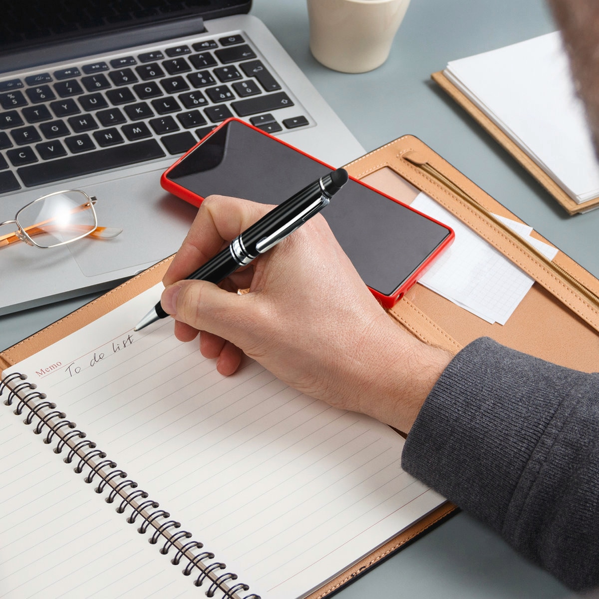 4smarts Eingabestift »Stylus Pen 2in1 Elegance«, Kugelschreiber und Touchscreen-Stift