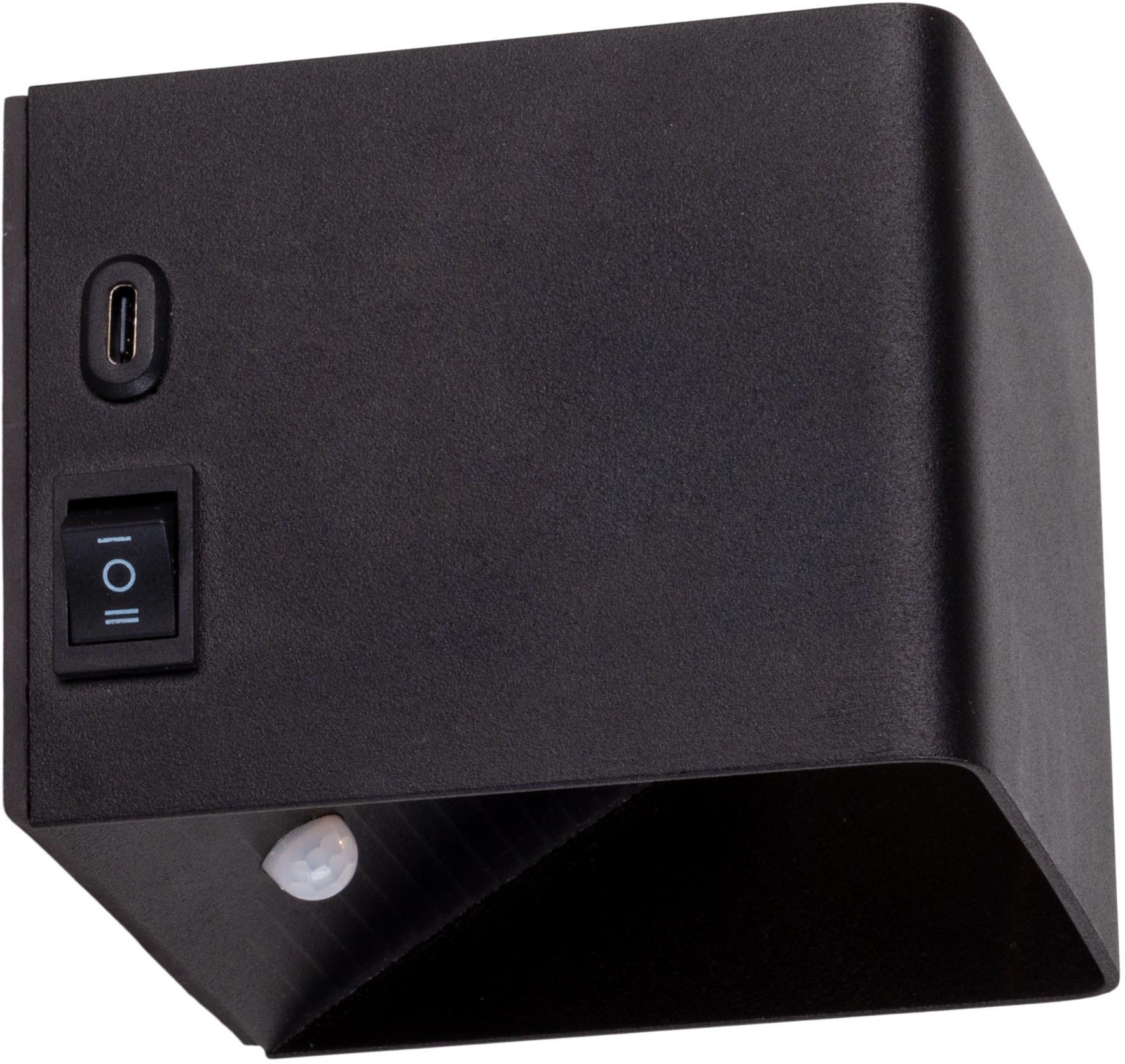 näve LED Wandleuchte »Cube«, 1 flammig, Leuchtmittel LED-Modul | LED fest integriert, Akku, magnetisch, Bewegungssensor, Memory, USB-C, Kippschalter