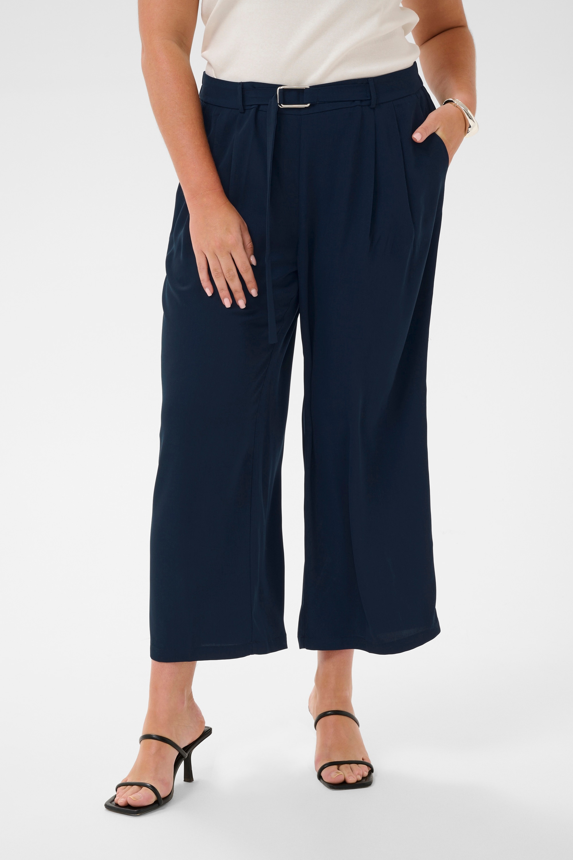 KAFFE Curve Stoffhose »Damen Casual Hose KCilia«