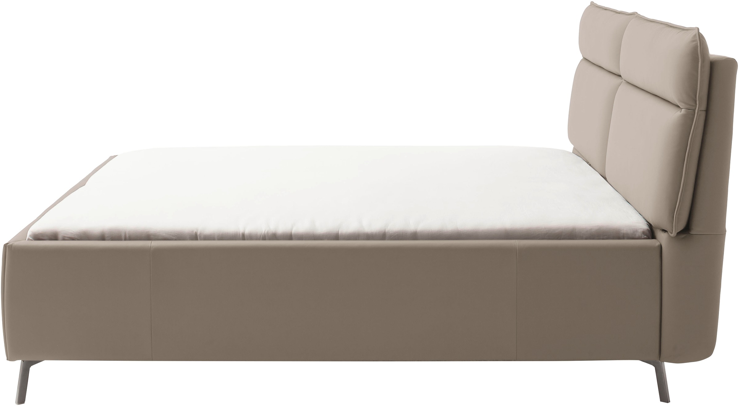 Home affaire Polsterbett »Cozy Town, Kopfteilverstellung, wahweise Überlänge, Breite 140-200 cm« inkl. 7-fache Einlegetiefenverstellung & saugroboterfreundliche Höhe