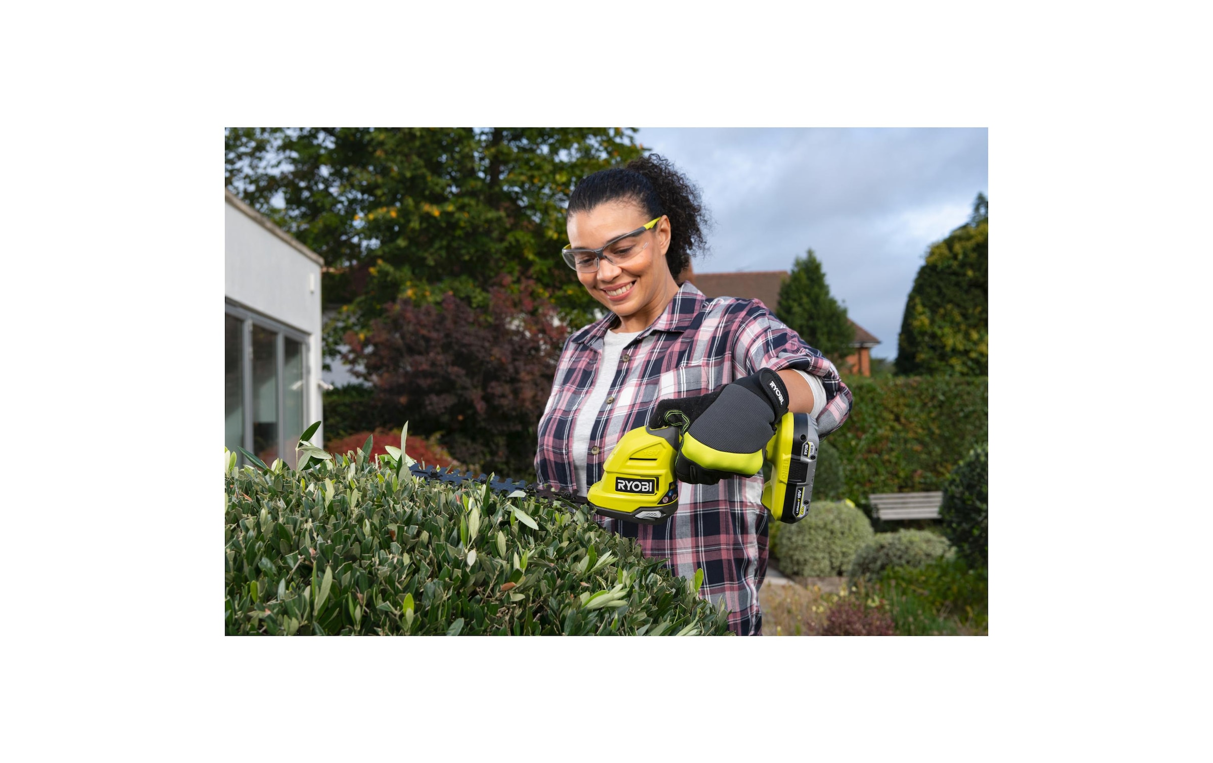 RYOBI Akku-Gras- und Strauchscherenset »RYOBI RY18GSA-0« ()