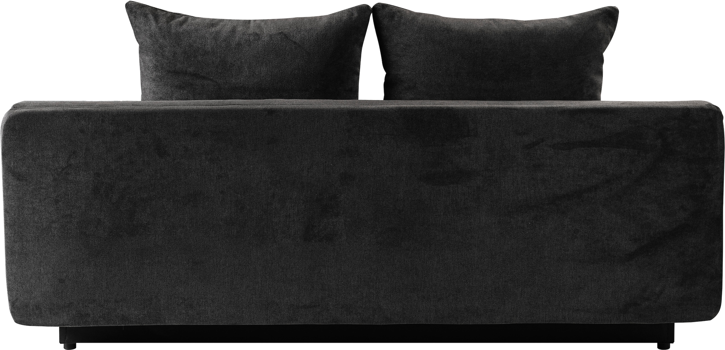 WERK2 Schlafsofa »Biggi 206 cm komfortabel & modern, Komfort Sitz- und Liegehöhe« Struktur weich, Schlaffunktion, Bettkasten