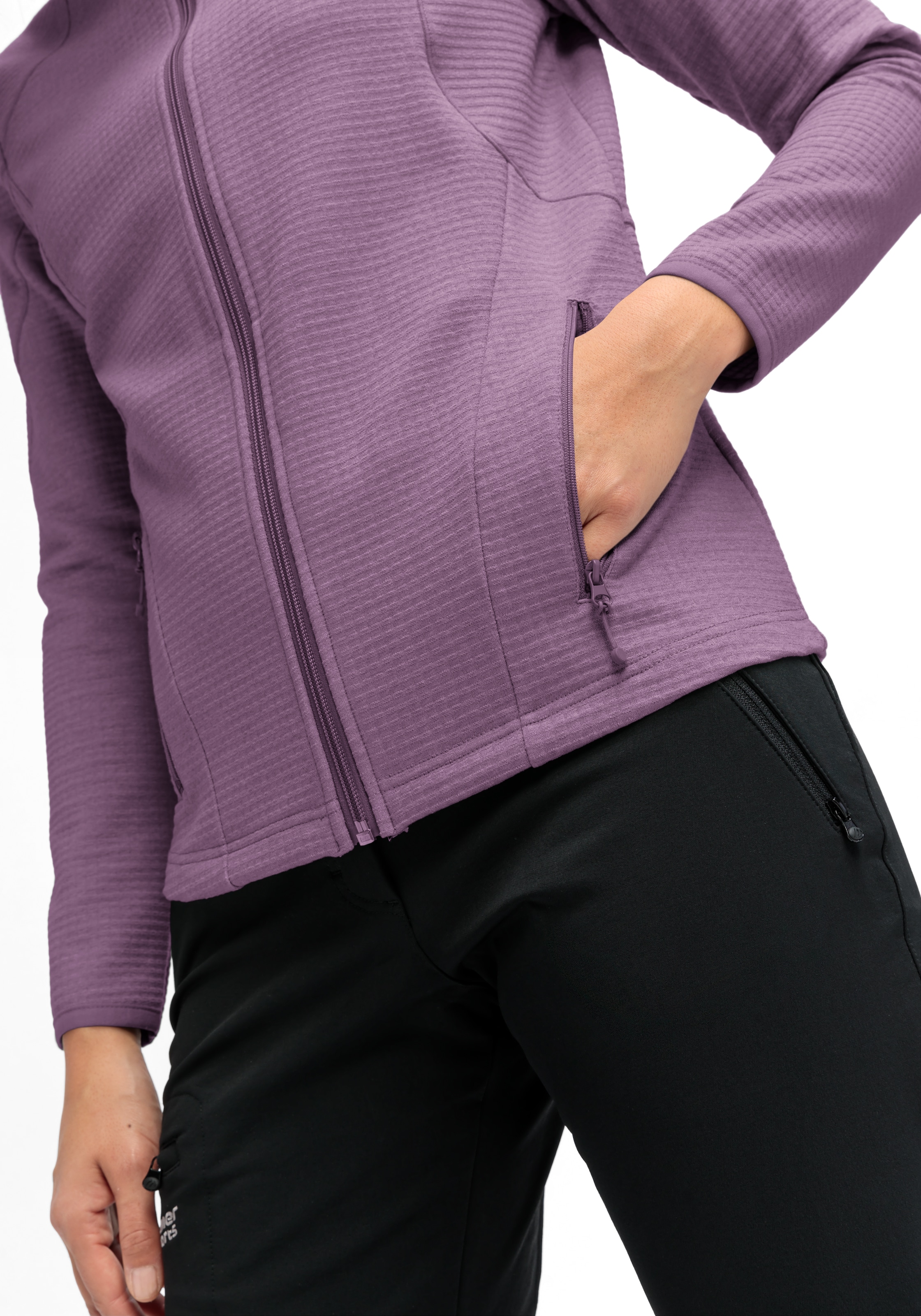 Maier Sports »Tesila Hood W« Damen Midlayer, atmungsaktiv schnelltrocknend, Full-Zip, Regular fit