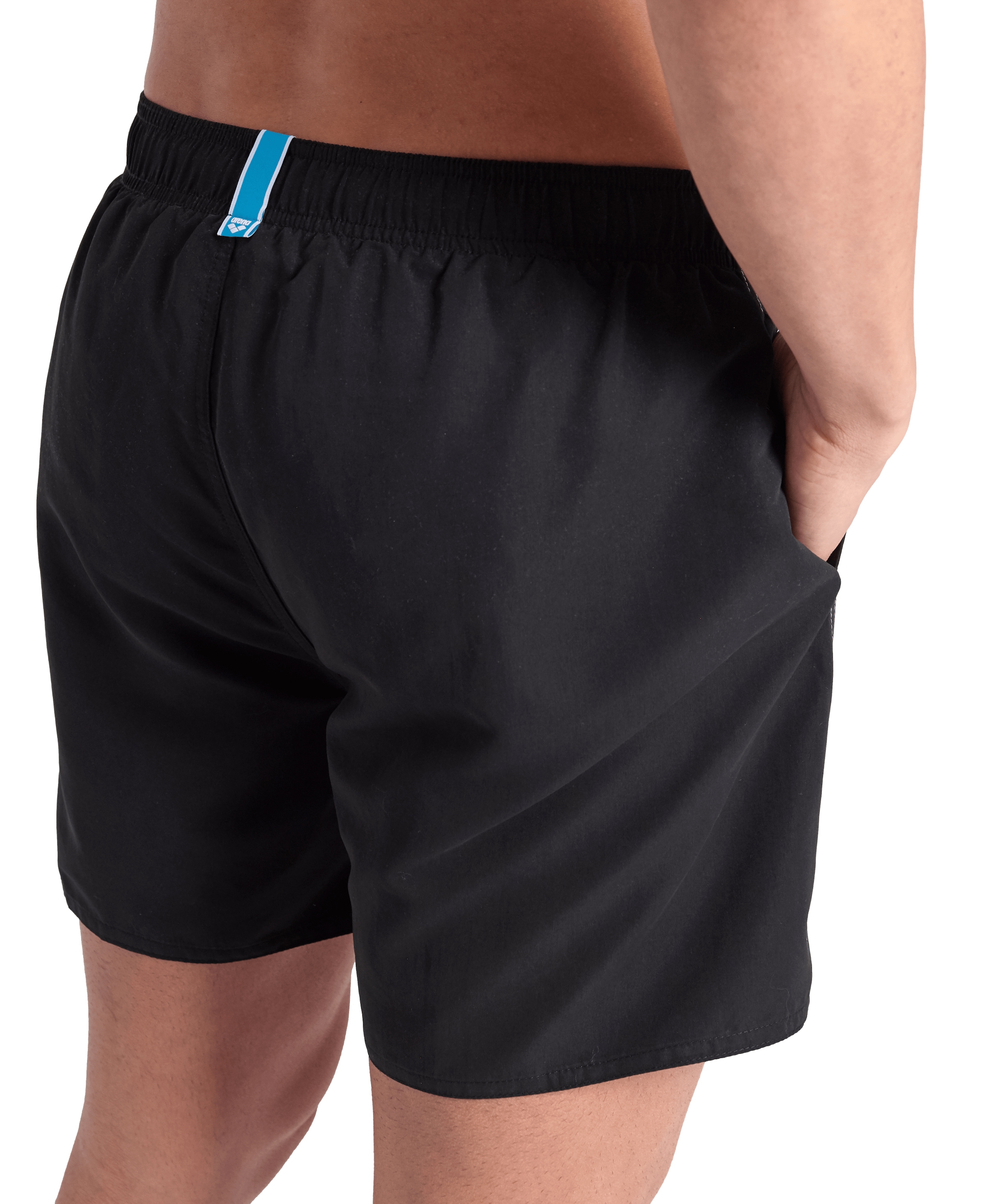 Arena Badeshorts »FUNDAMENTALS ARENA LOGO BOXER R« schnelltrocknendes Material, mit elastischem Bund