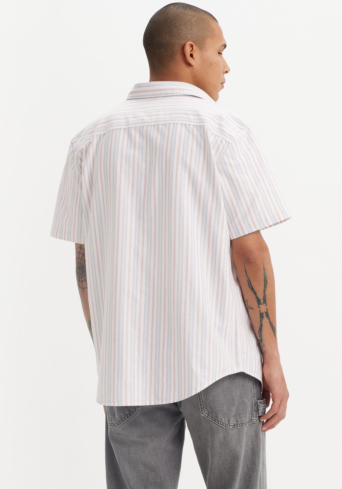 Levi's® Kurzarmhemd »SS AUTHENTIC BUTTON DOWN«, in Streifendessin, aus Baumwolle