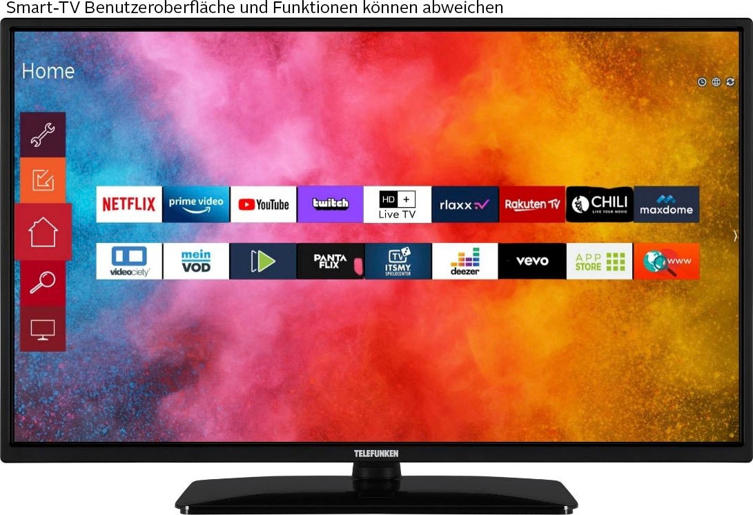 »D32H554M1CWVI«, -TV, Raten HD-ready, 80 kaufen Telefunken auf Zoll, 12V-Anschluss Fernseher LCD-LED cm/32 Smart