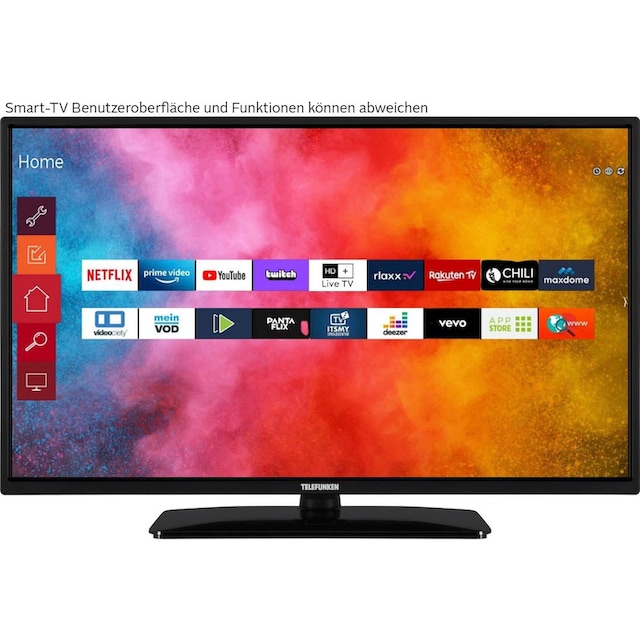 Telefunken LCD-LED Fernseher »D32H554M1CWVI«, 80 cm/32 Zoll, HD-ready, Smart -TV, 12V-Anschluss auf Raten kaufen