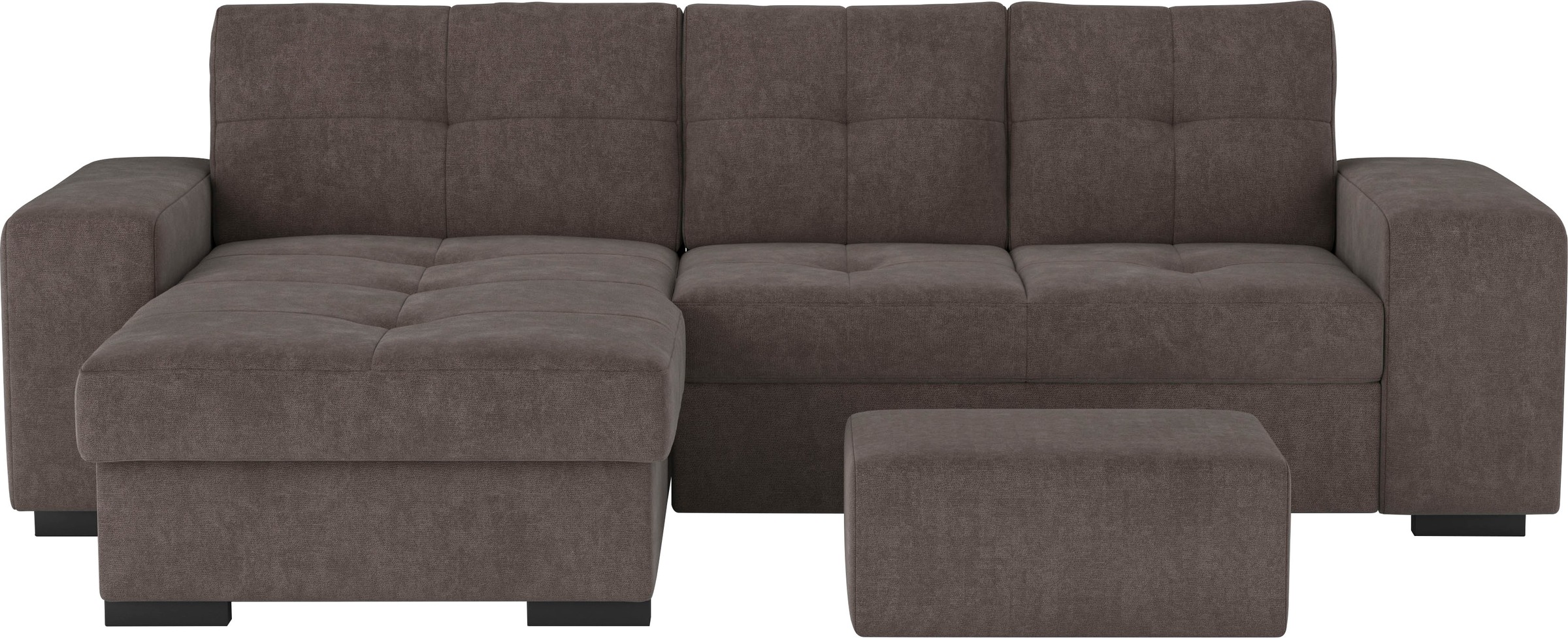 COTTA Ecksofa »Mattina L-Form«, mit Hocker, wahlweise mit Bettfunktion & Be günstig online kaufen
