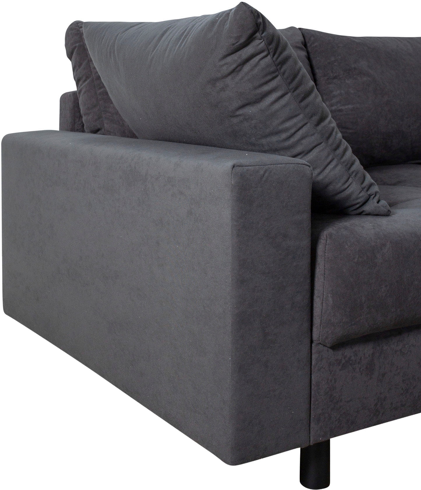 OTTO home Ecksofa »Antonia L-Form, B: 215 cm« Ecksofa, Rückenkissen, ottomane beidseitig montierbar, Bonnelfederkern
