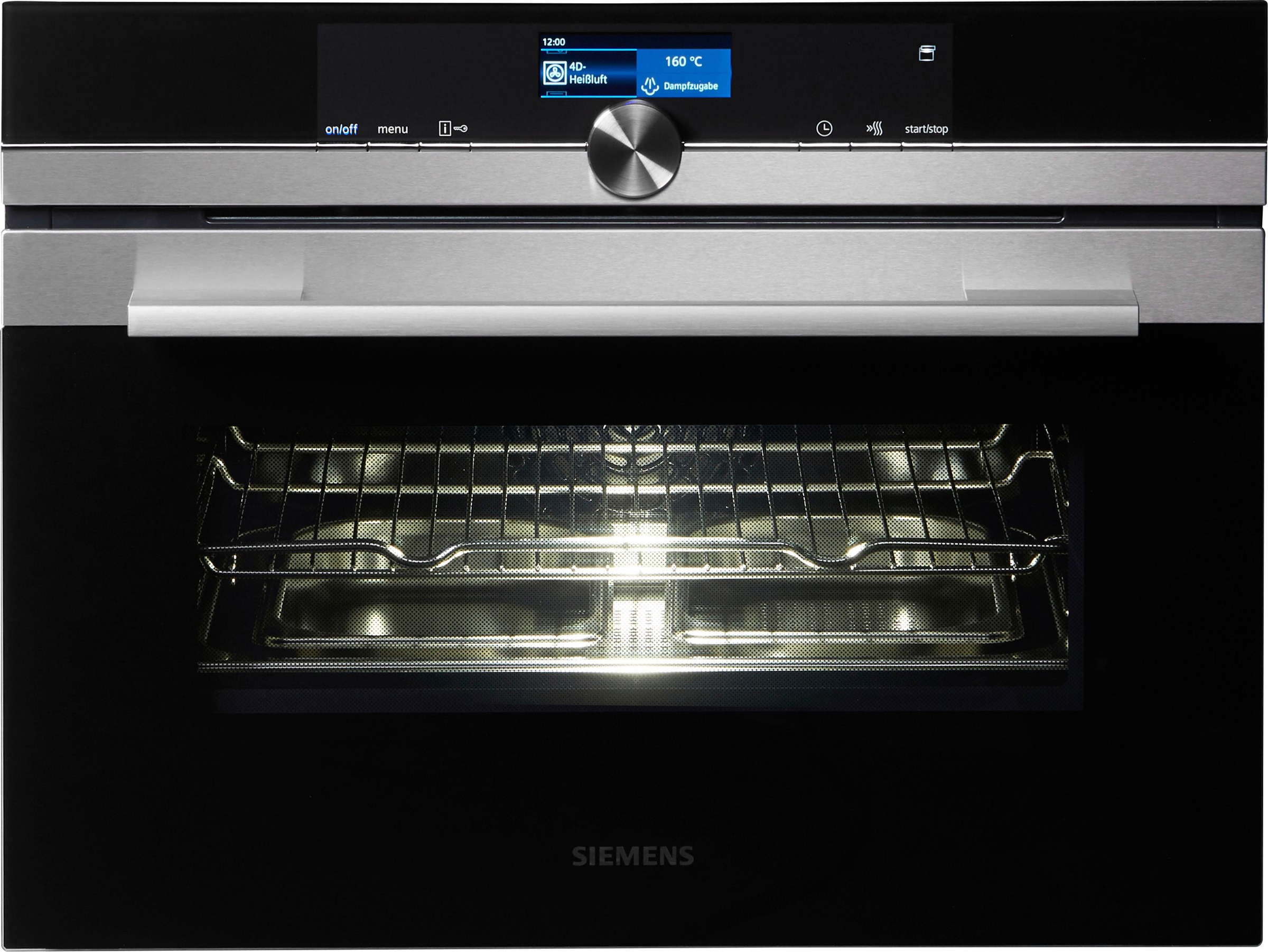 2. Bild von SIEMENS Dampfbackofen iQ700 »CS636GBS2«, mit Teleskopauszug nachrüstbar