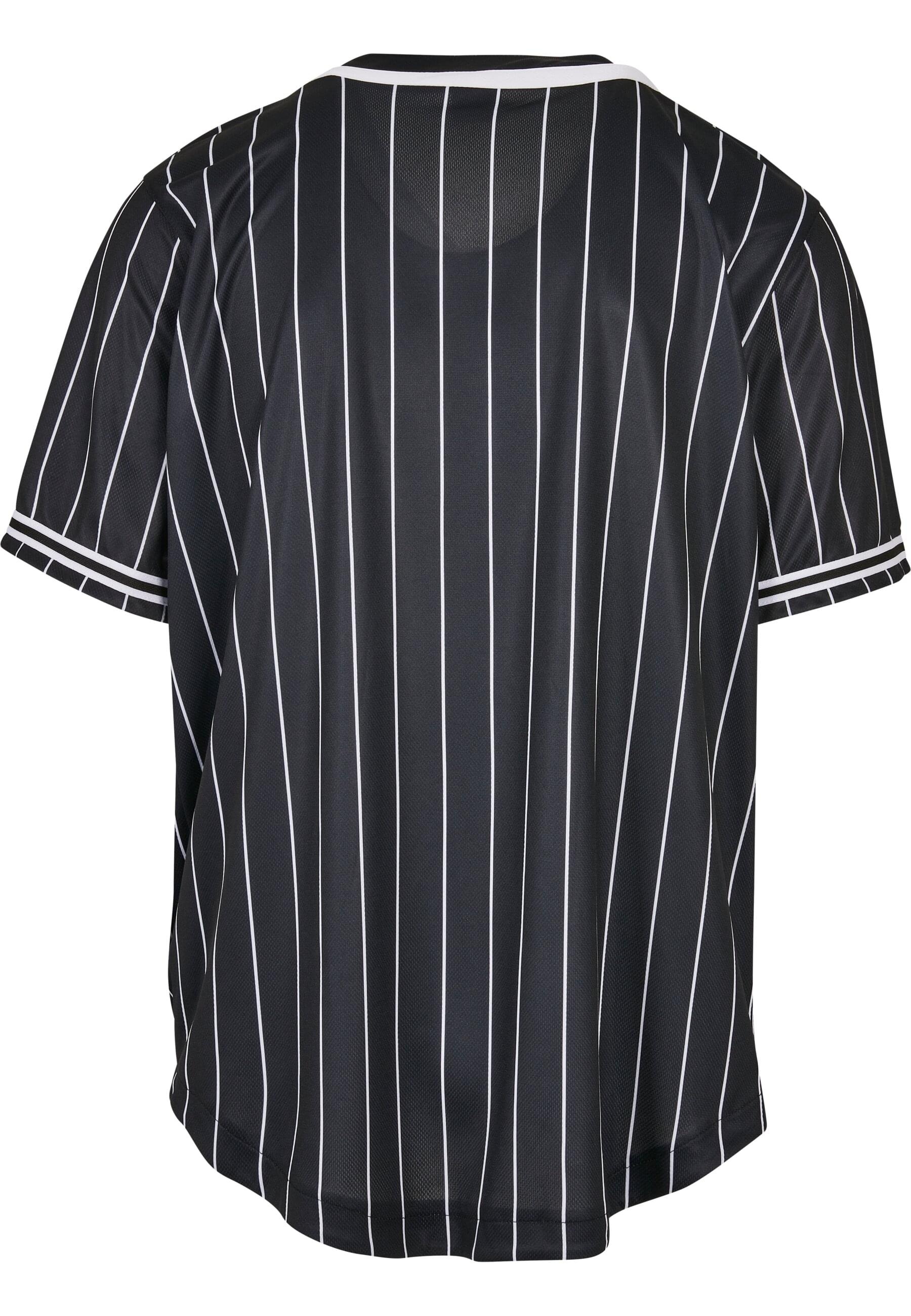 Karl Kani Langarmhemd »Karl Kani Herren KM221-115-1 Serif Pinstripe Baseball Shirt« 1 Stk.