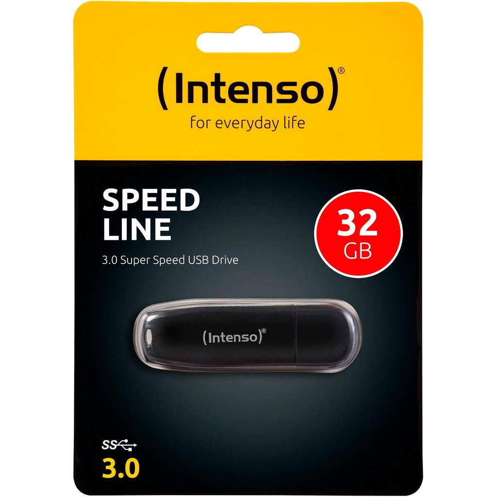 Intenso USB-Stick »Speed Line«, (USB 3.0 Lesegeschwindigkeit 35 MB/s)