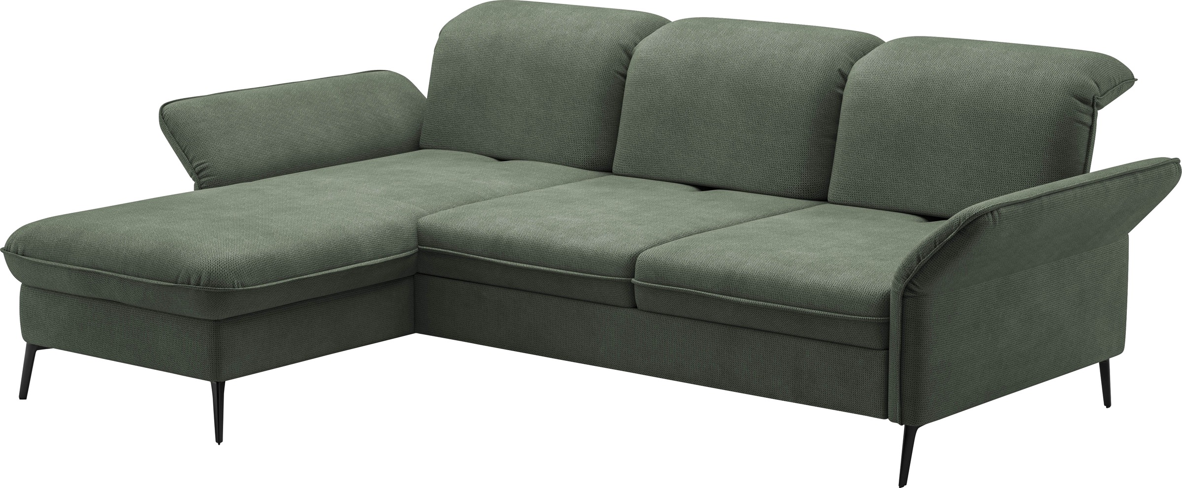 sit&more Ecksofa »Emely«, mit Sitztiefenverstellung optional mit Bettfunktion und Bettkasten