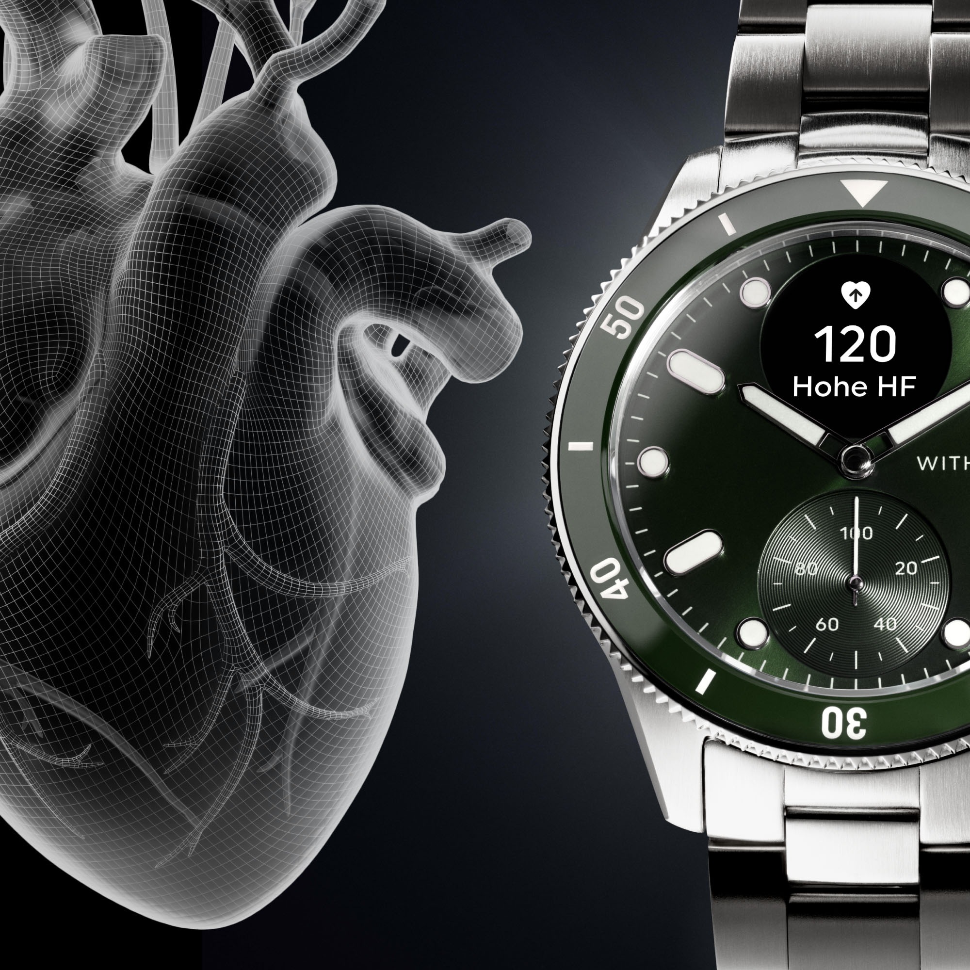 Withings Smartwatch »ScanWatch Nova 42mm«, (1.6 cm / 0.63 Zoll),)