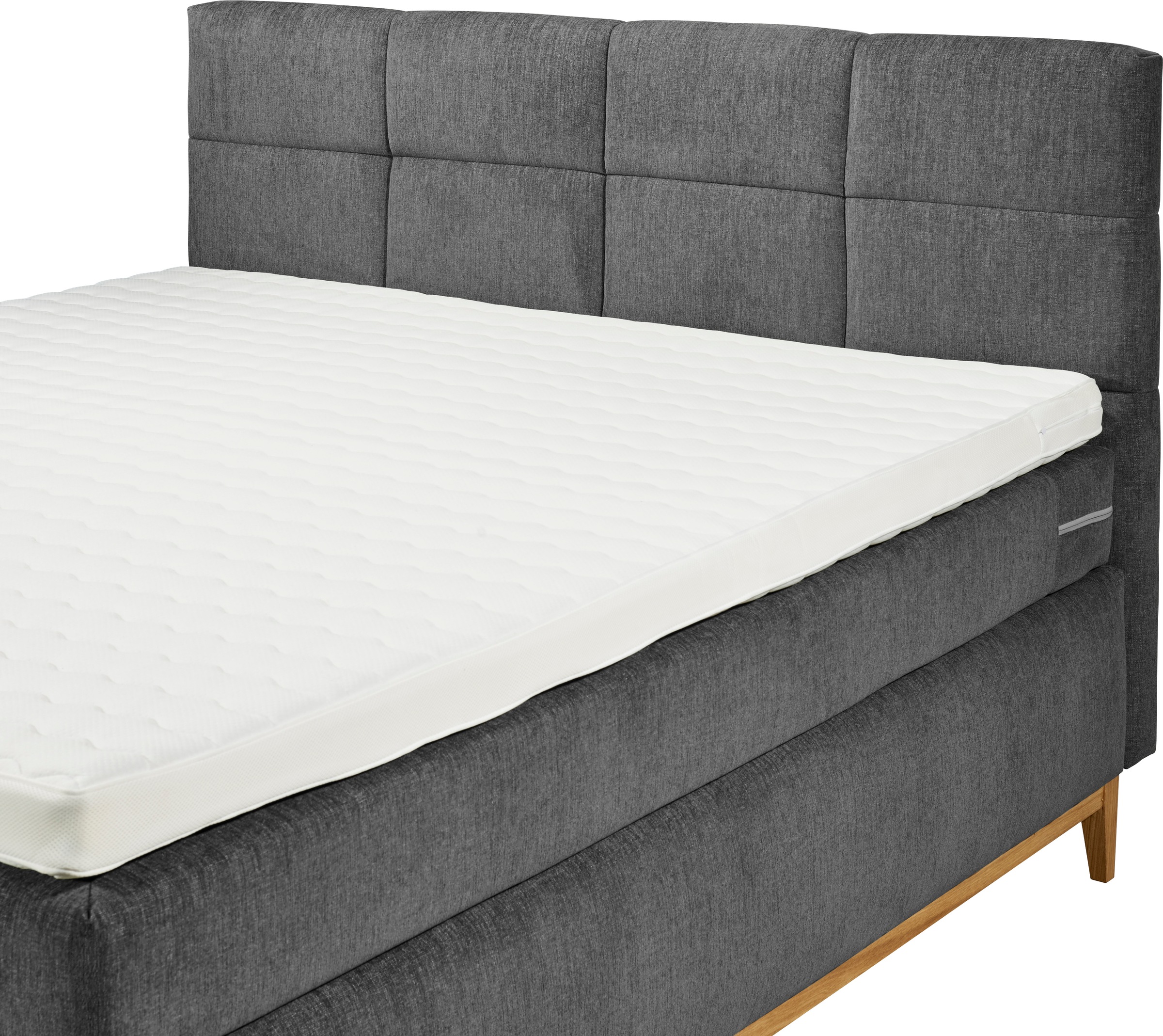 5. Bild von ED EXCITING DESIGN Boxspringbett »Esberg«, inkl. Topper mit Klimaband