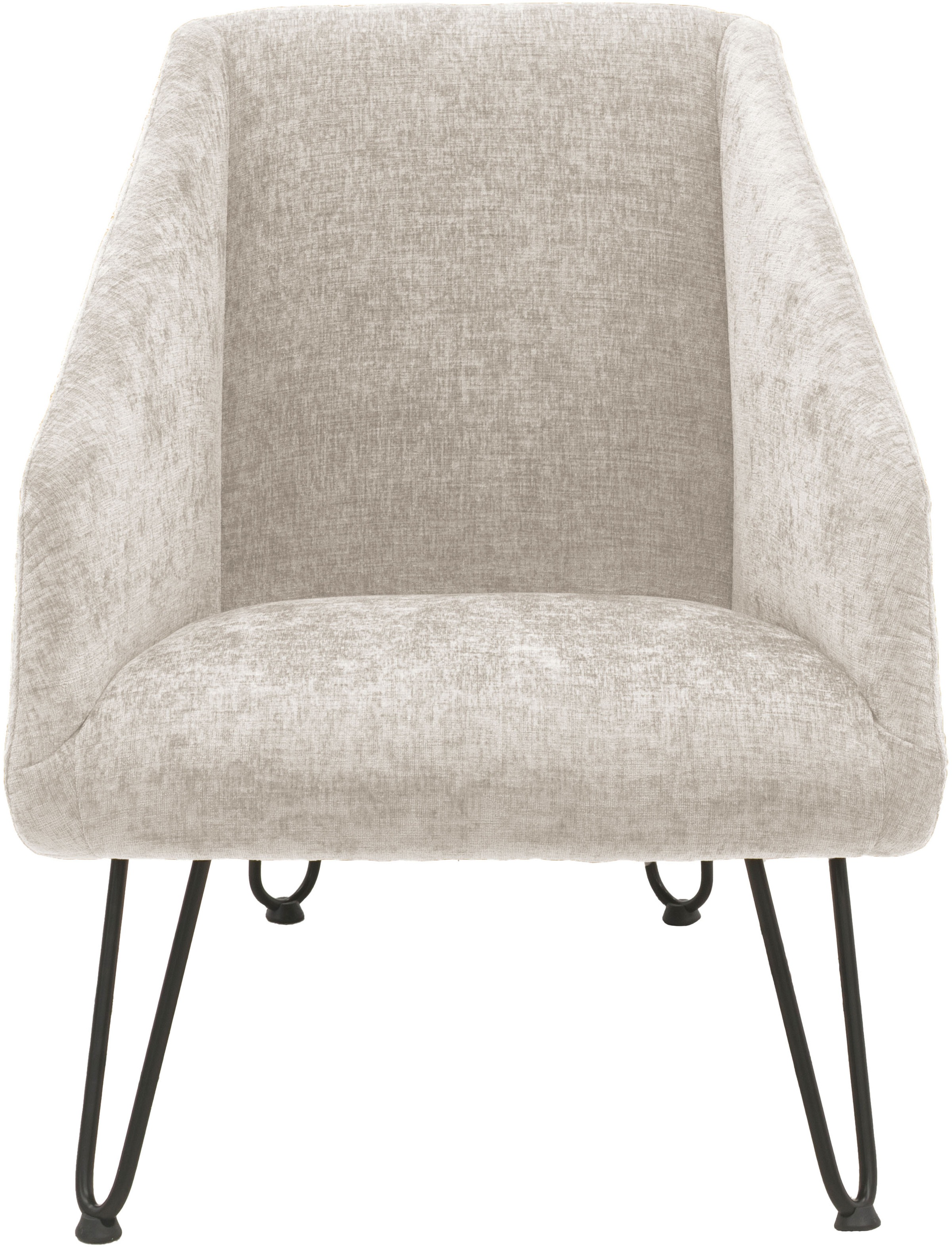 DOMO collection Sessel »Delft Loungesessel, Hairpin Legs, Retro, Metallbein günstig online kaufen