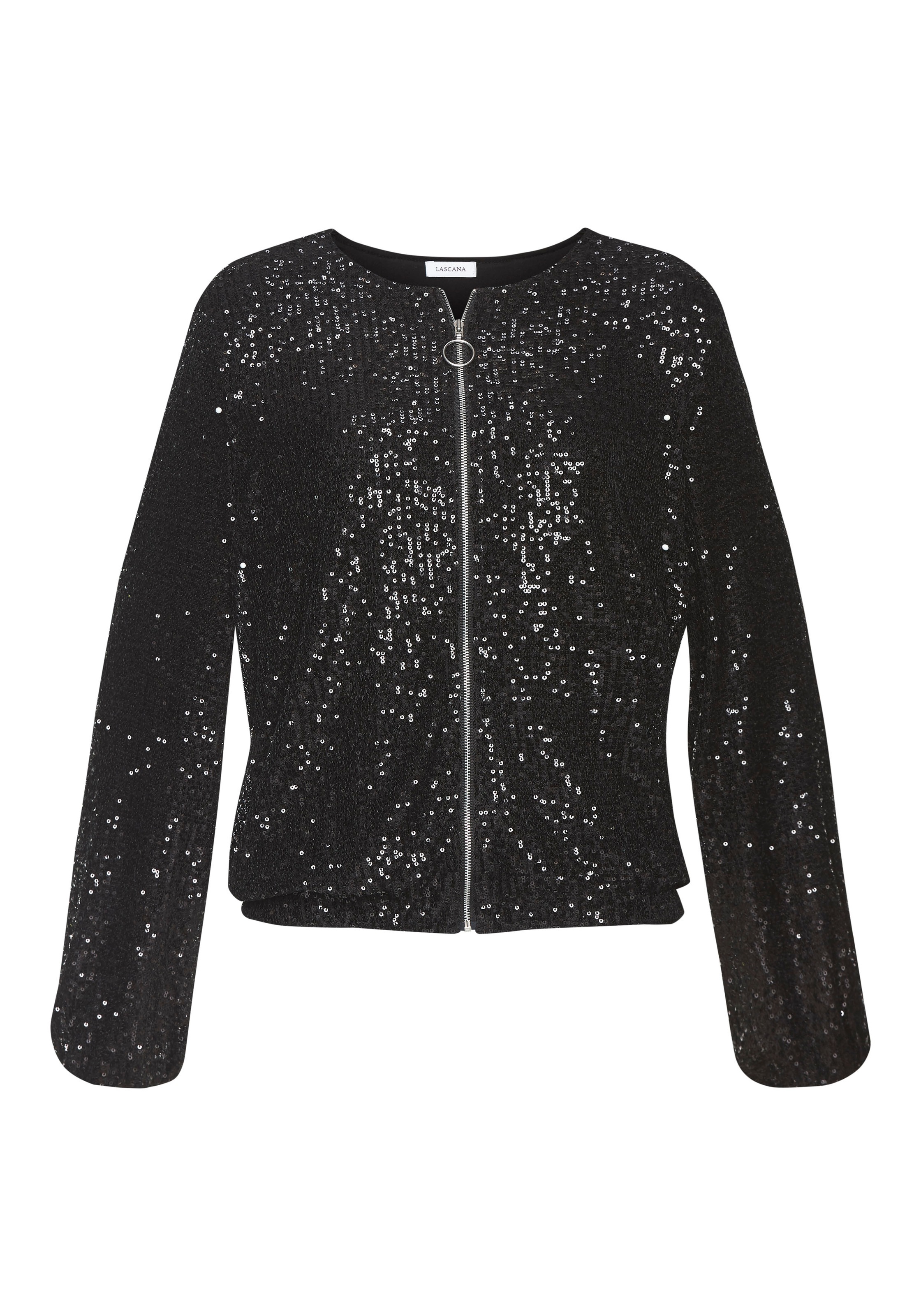 LASCANA Blouson, mit Pailletten, festliche Bomberjacke, Paillettenjacke