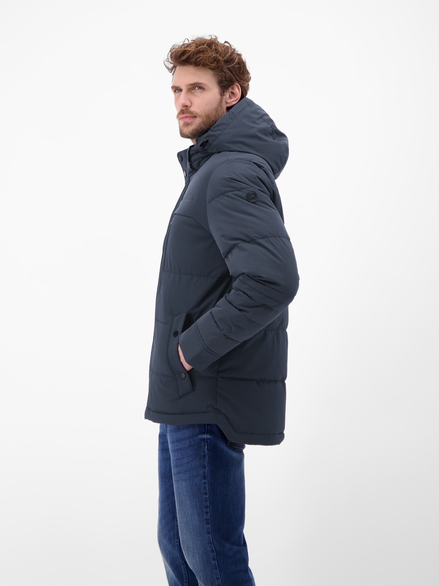 LERROS Winterjacke »LERROS Funktionale Winterjacke für Herren« mit Kapuze Wind_Atmung