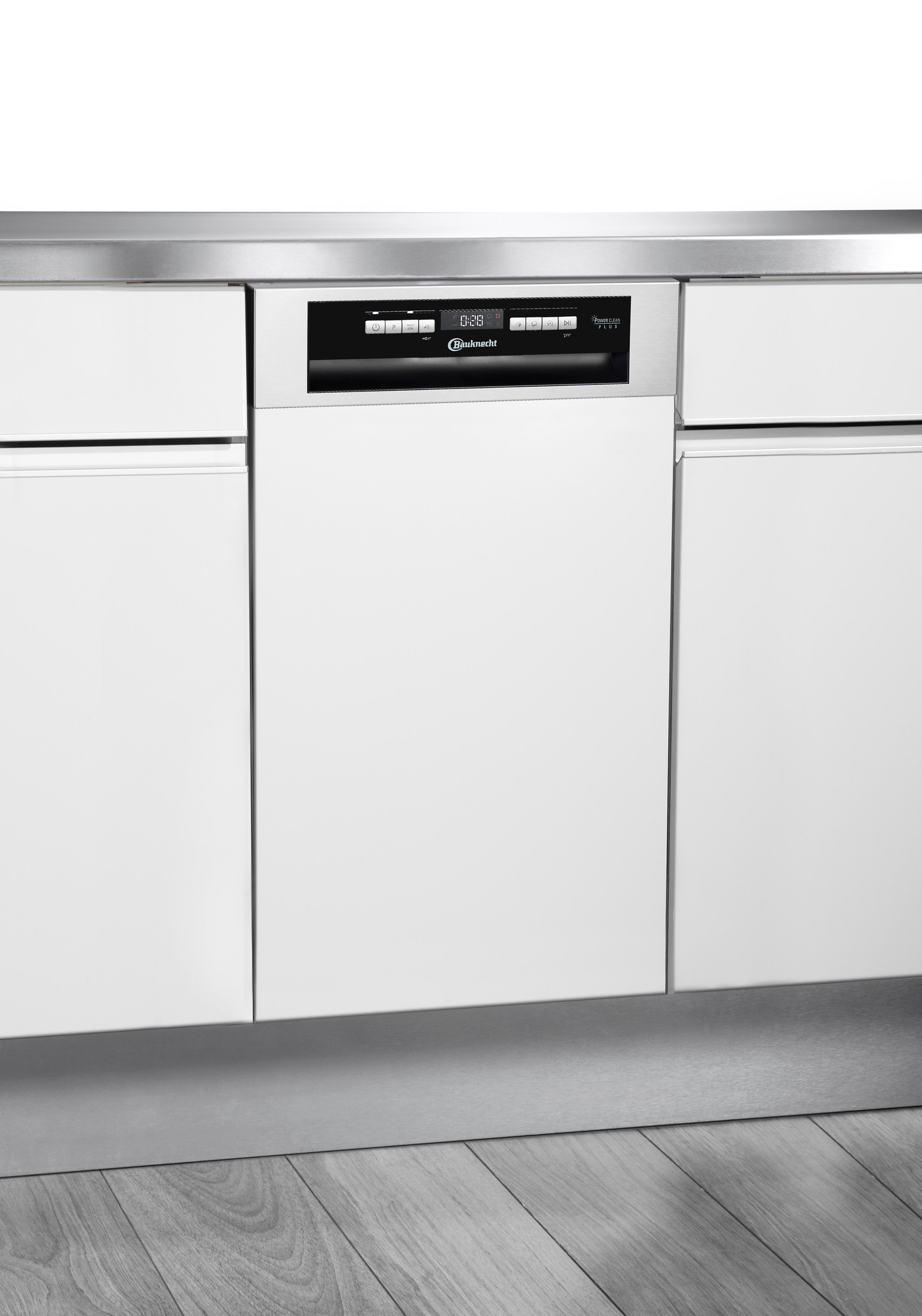 BAUKNECHT teilintegrierbarer Geschirrspüler »BK6PB10BS7A0«, 10 Maßgedecke, PowerClean