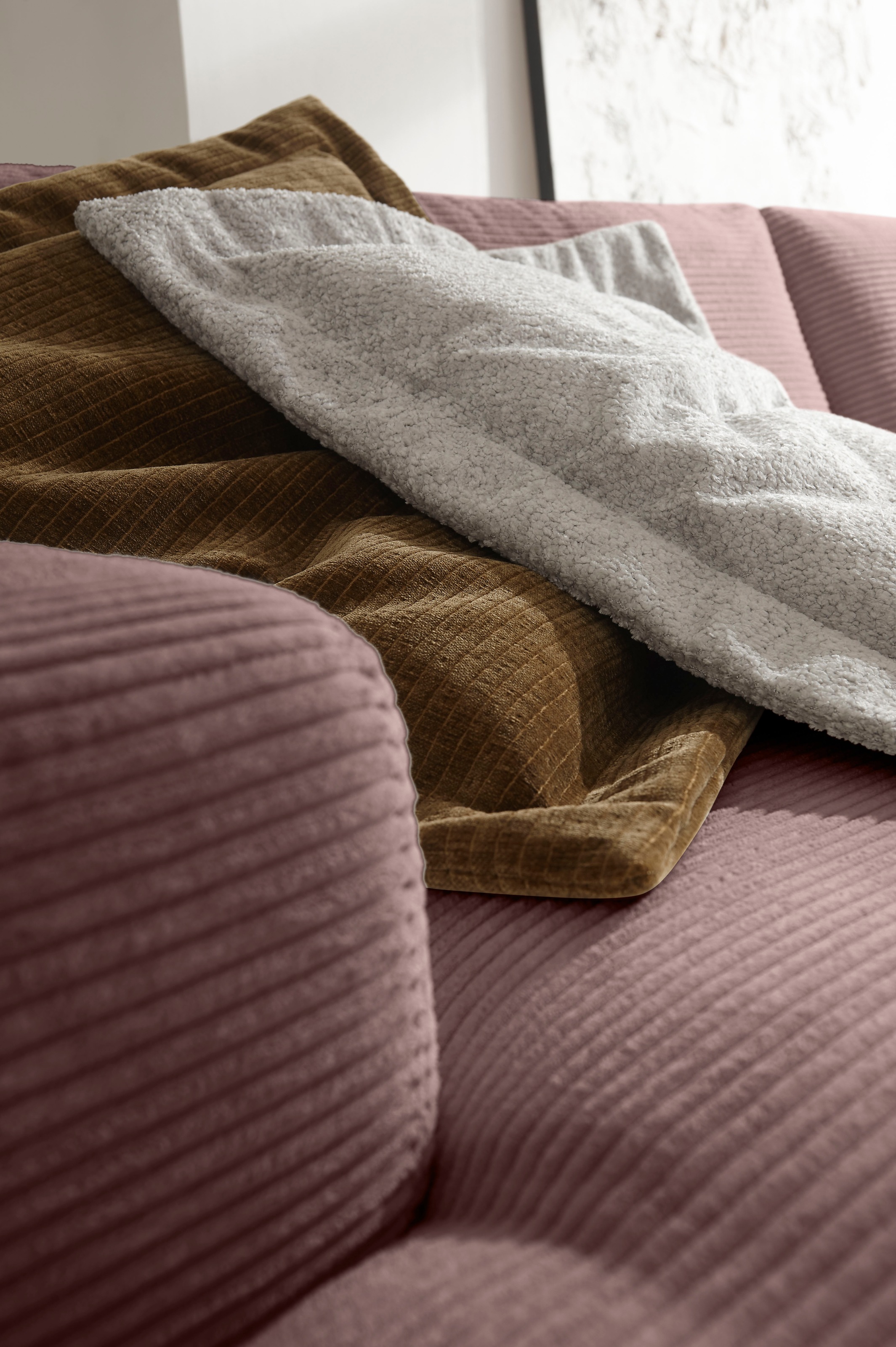 Musterring Loungesofa »Lucia«, Cord-Bezug, Breite 292 cm