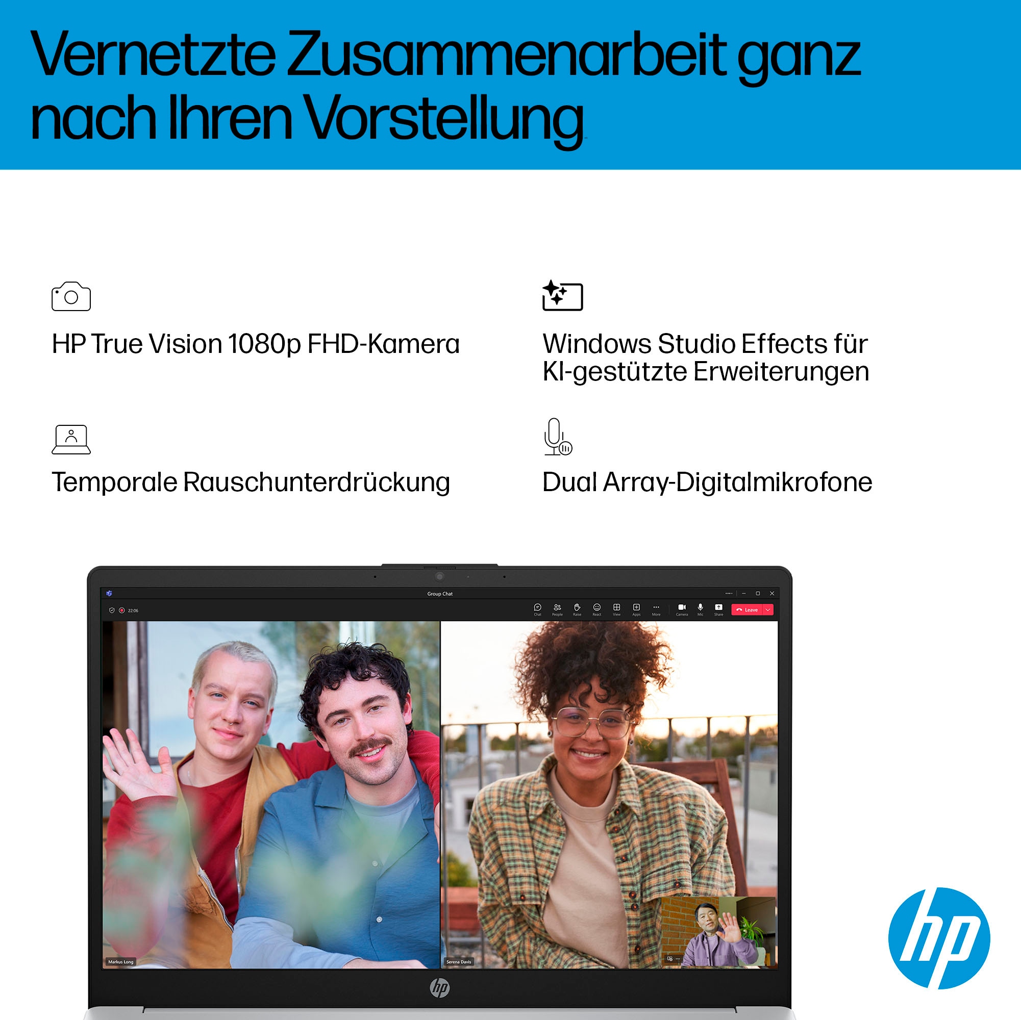 HP Notebook »OmniBook 3 NG AI« 39,62 cm / 15,6 AMD Ryzen™ AI 5 Radeon 820M 512 GB SSD