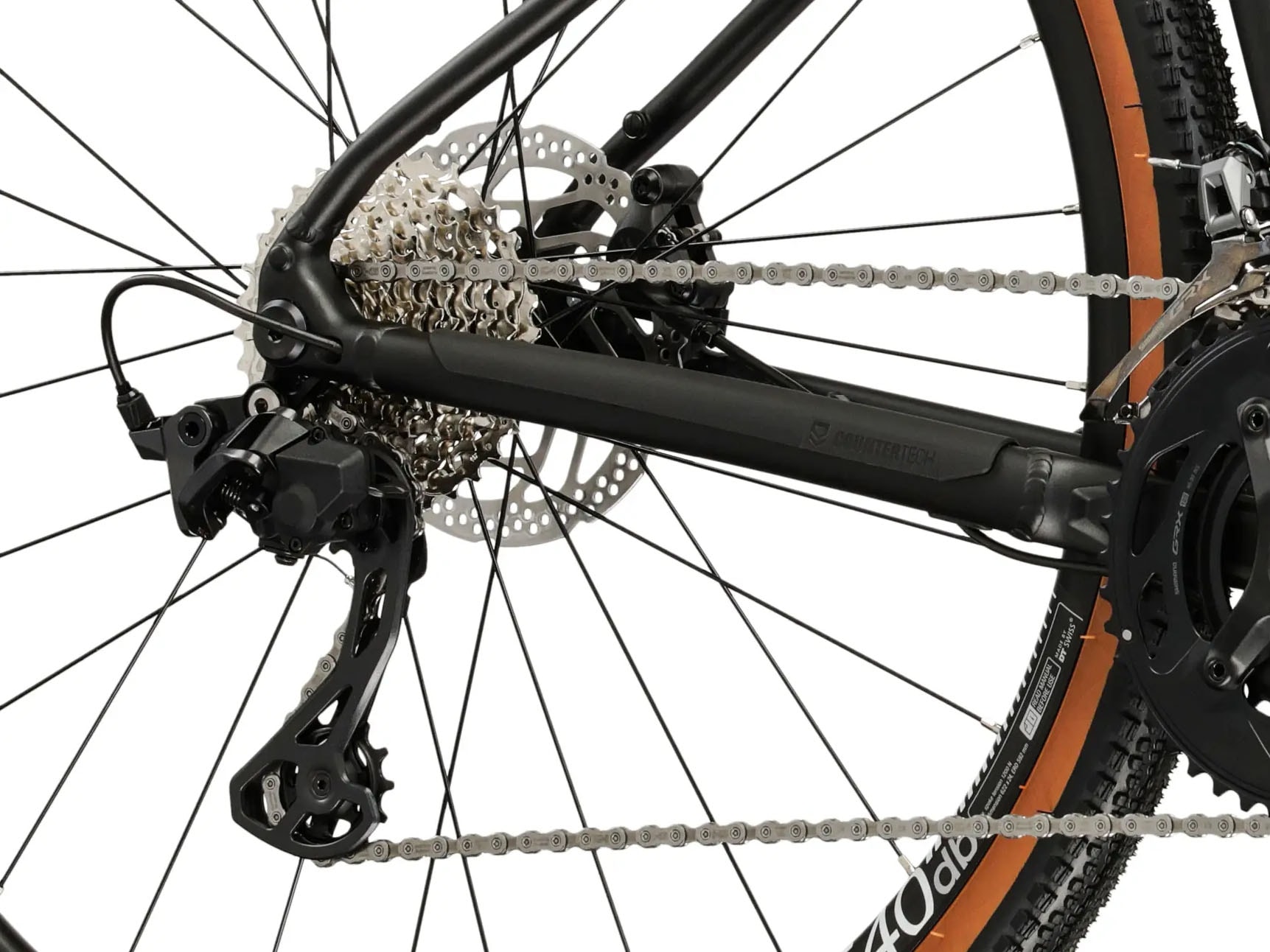 Kross Gravelbike »KROSS Gravelbike Carbon-Gabel Esker 6.0 28" schwarz 24 Gänge 2026« 24 Gang Shimano GRX RX820 Schaltwerk Kettenschaltung Gabel aus Carbon