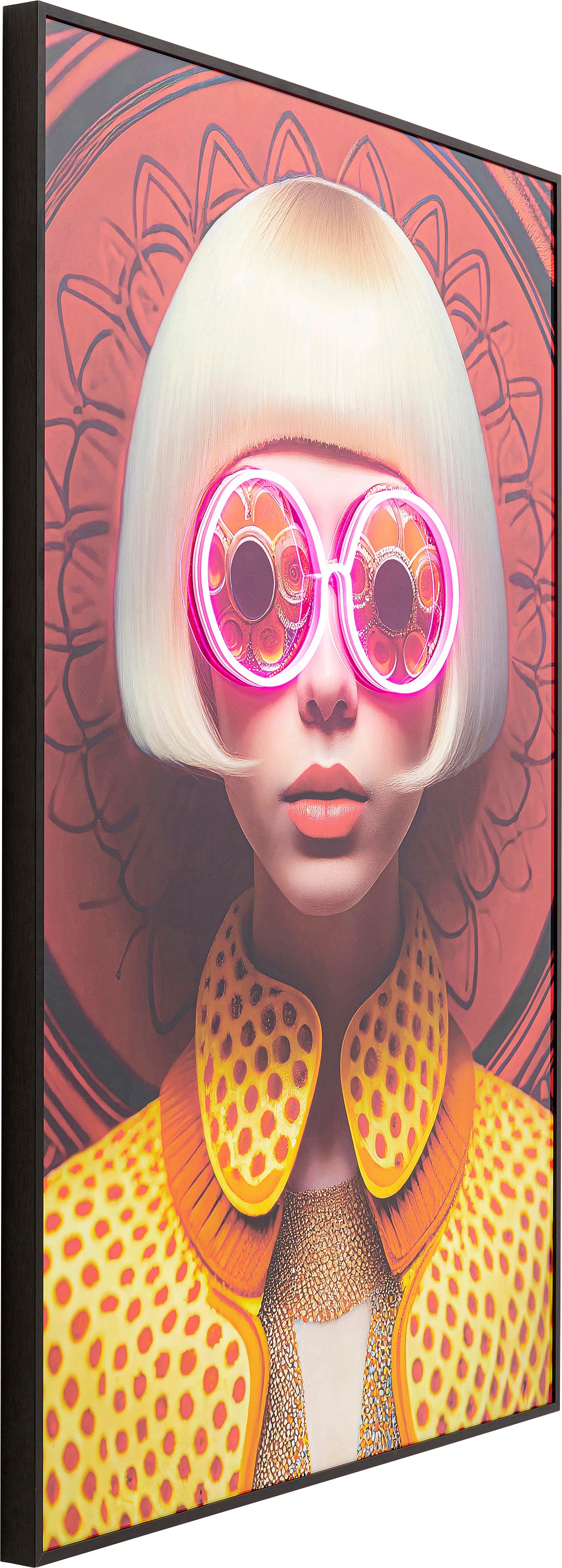 Kare Design LED-Bild »Bild Fancy Blonde Lady 120x80cm«
