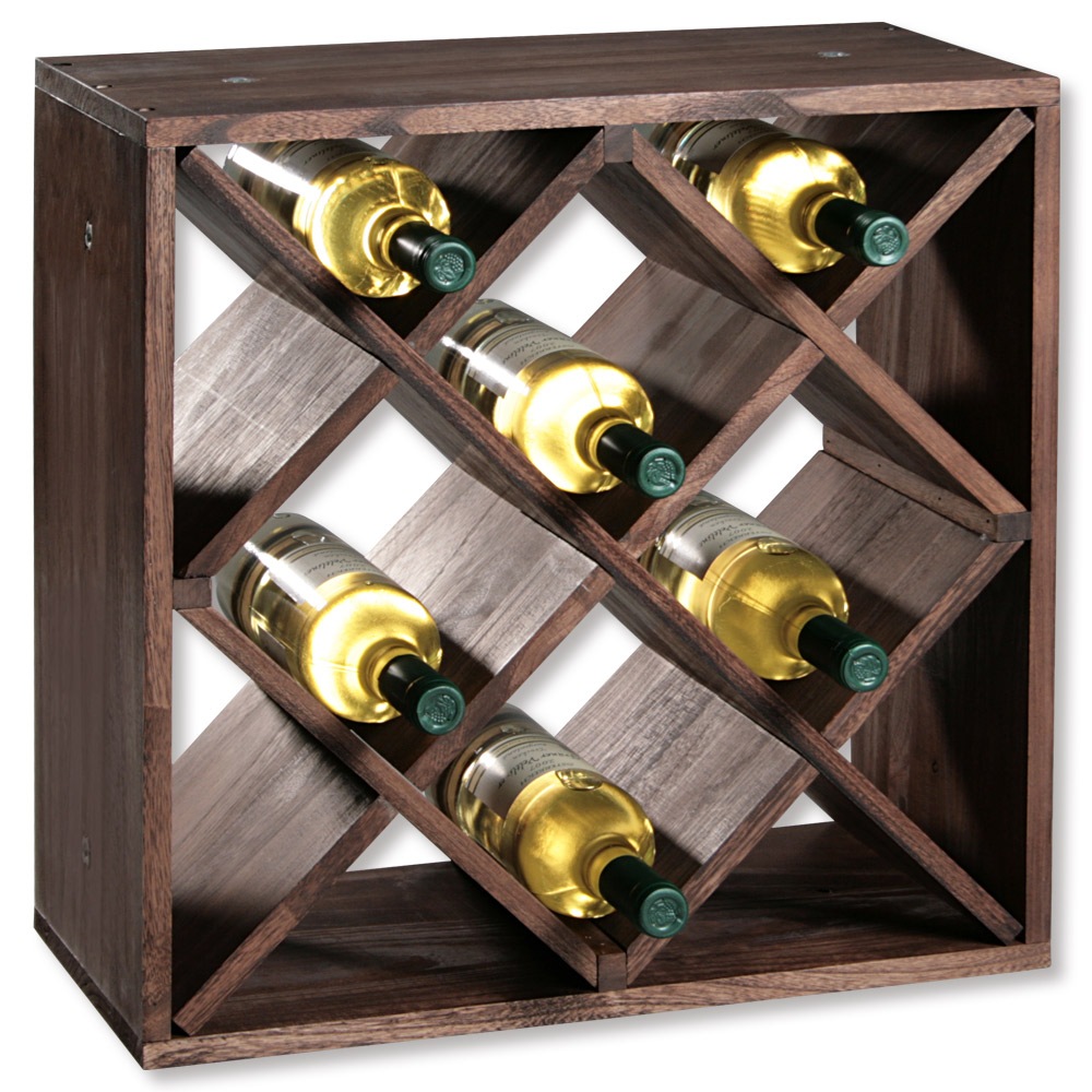 KESPER® Weinregal »Weinflaschen-Regalsystem, FSC®-zertifiziertem Kiefernholz«, (1 St.), mit Platz für 20 Flaschen
