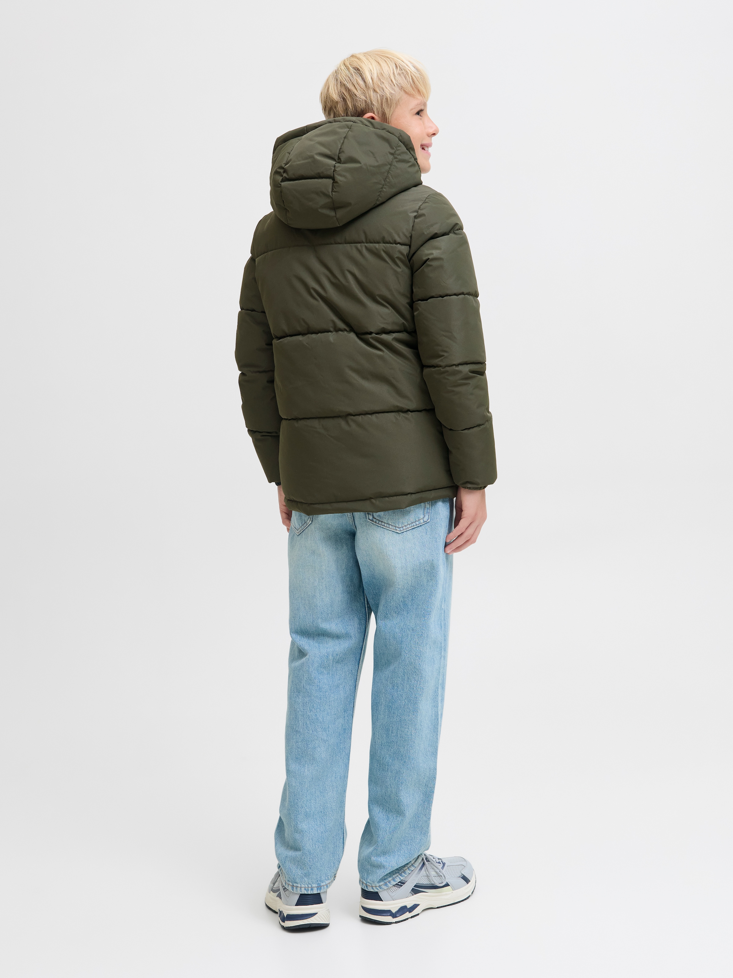 Jack & Jones Junior Steppjacke »JCOSPEED PUFFER SN JNR«, mit Kapuze
