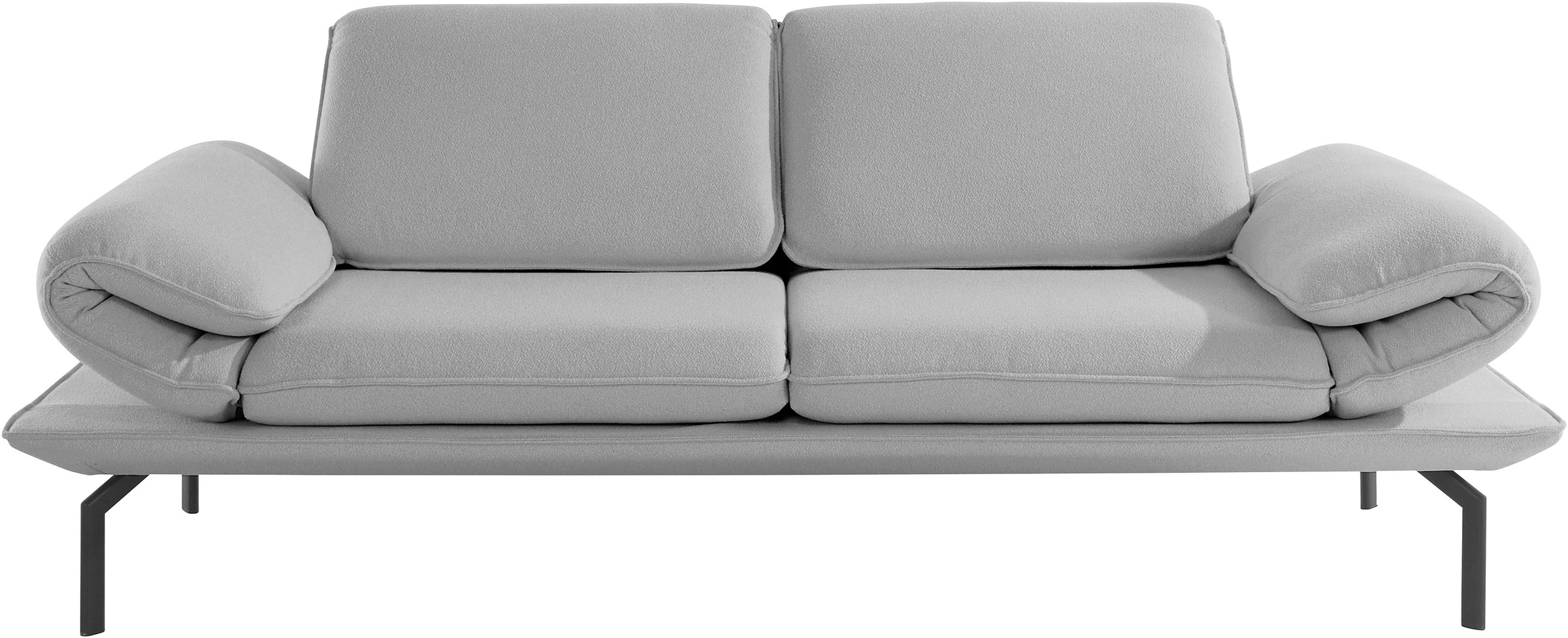 DOMO collection 2-Sitzer »New York«, wahlweise mit Arm- und Rückenfunktion,  mit Winkelfuß aus Metall auf Raten bestellen