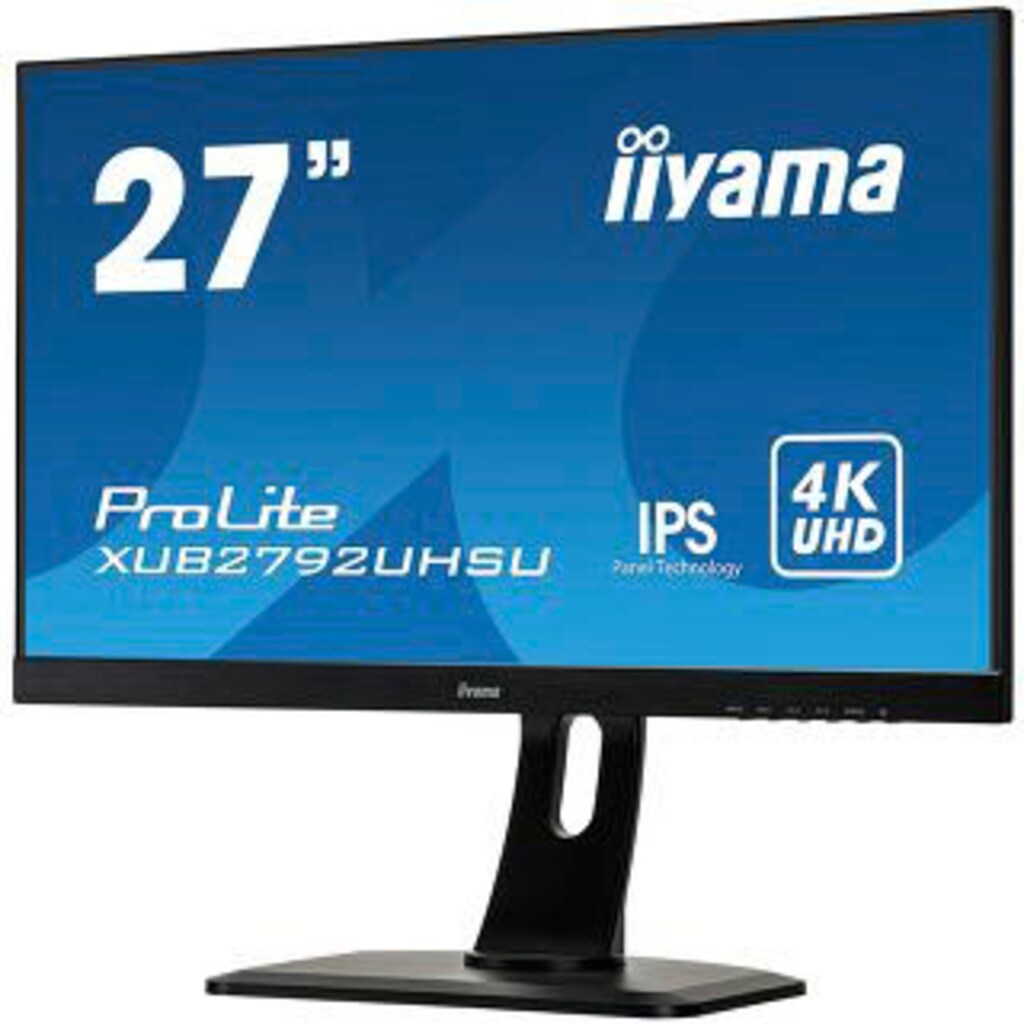 Iiyama LED-Monitor »ProLite XUB2792UHSU«, 68 cm/27 Zoll, 3840 x 2160 px, 4K Ultra HD, 4 ms Reaktionszeit, 60 Hz