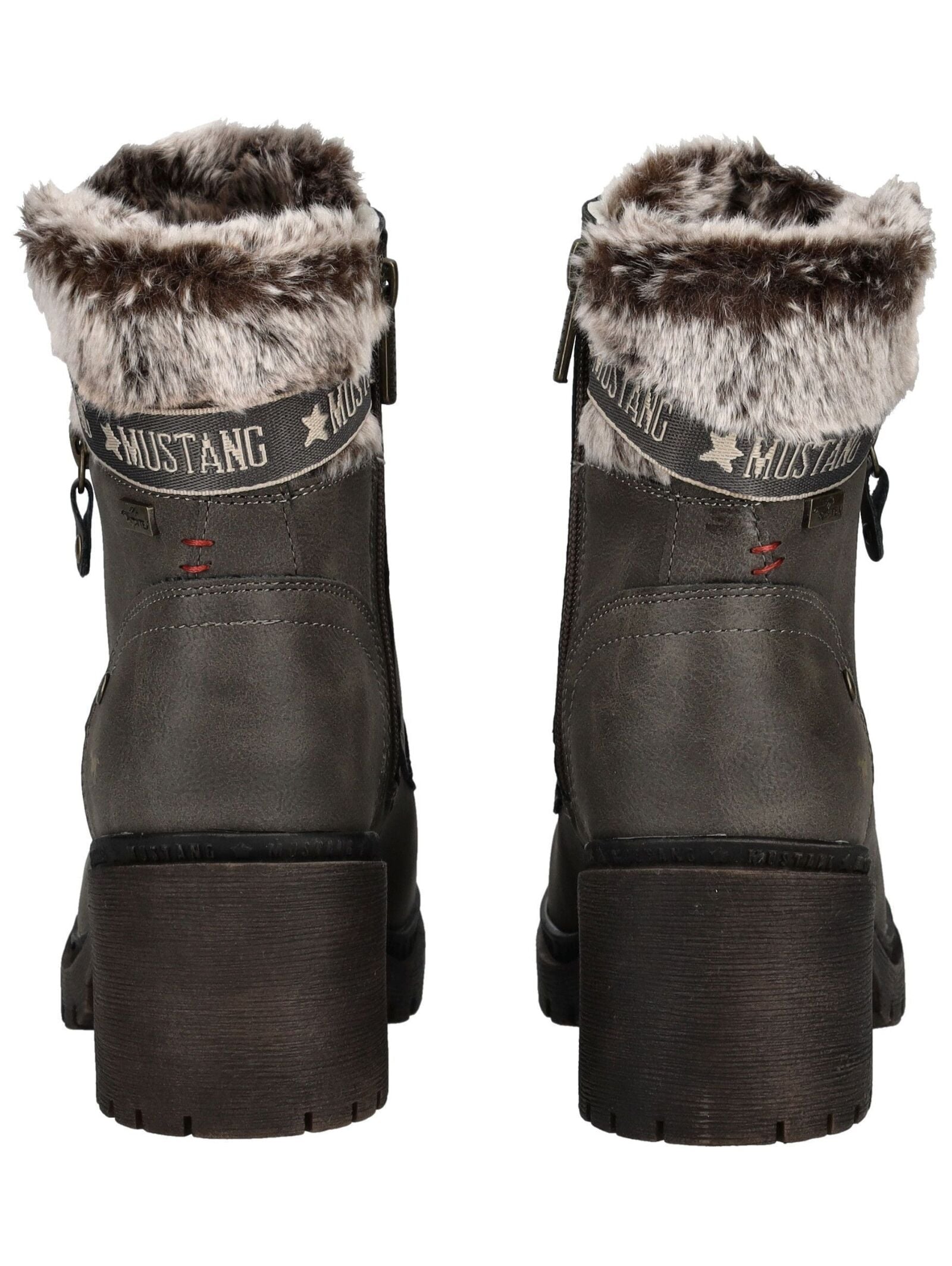 Mustang Shoes High-Heel-Stiefelette »Mustang Shoes Stiefelette Lederimitat/Textil«