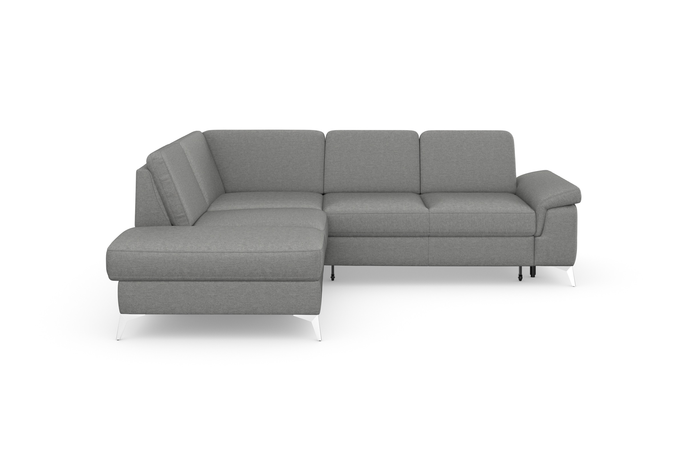 sit&more Ecksofa »Padua L-Form«, inklusive Sitztiefenverstellung, Armteilfu günstig online kaufen