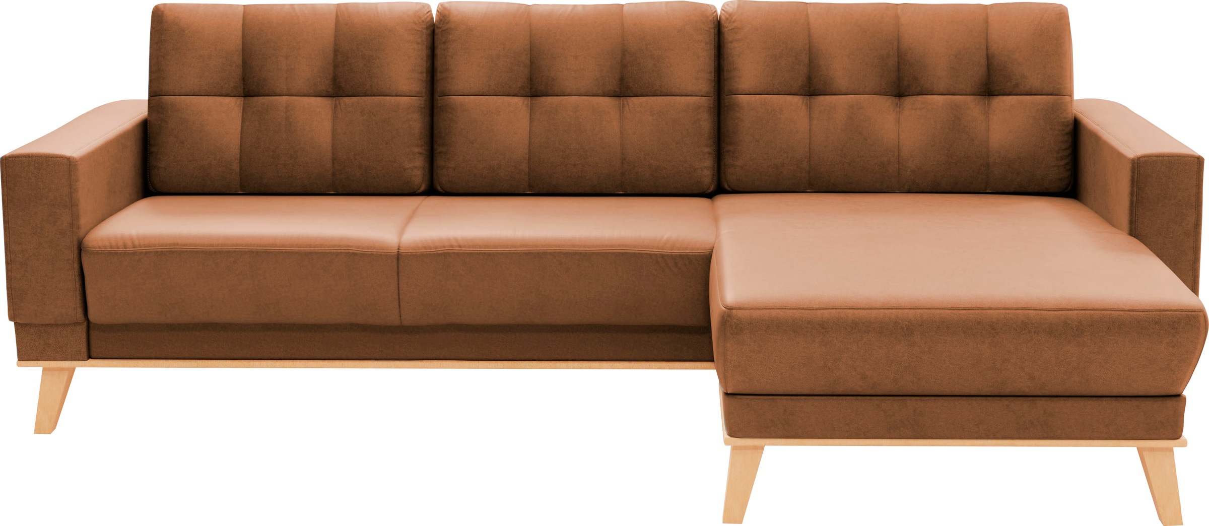 sit&more Ecksofa »Lavida L-Form«, wahlweise mit Kippfunktion und Bettkasten