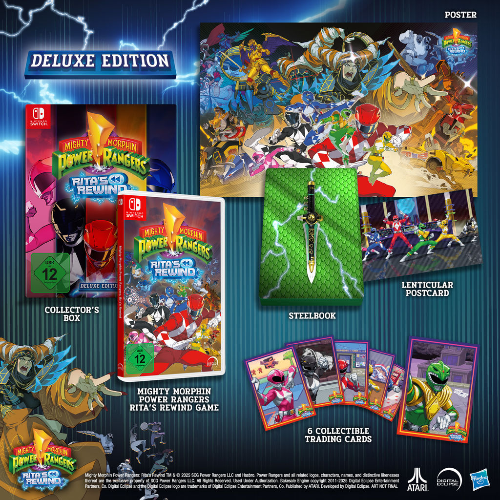 ATARI Spielesoftware »Mighty Morphin Power Rangers: Ritas Rewind Deluxe Edition«, Nintendo Switch