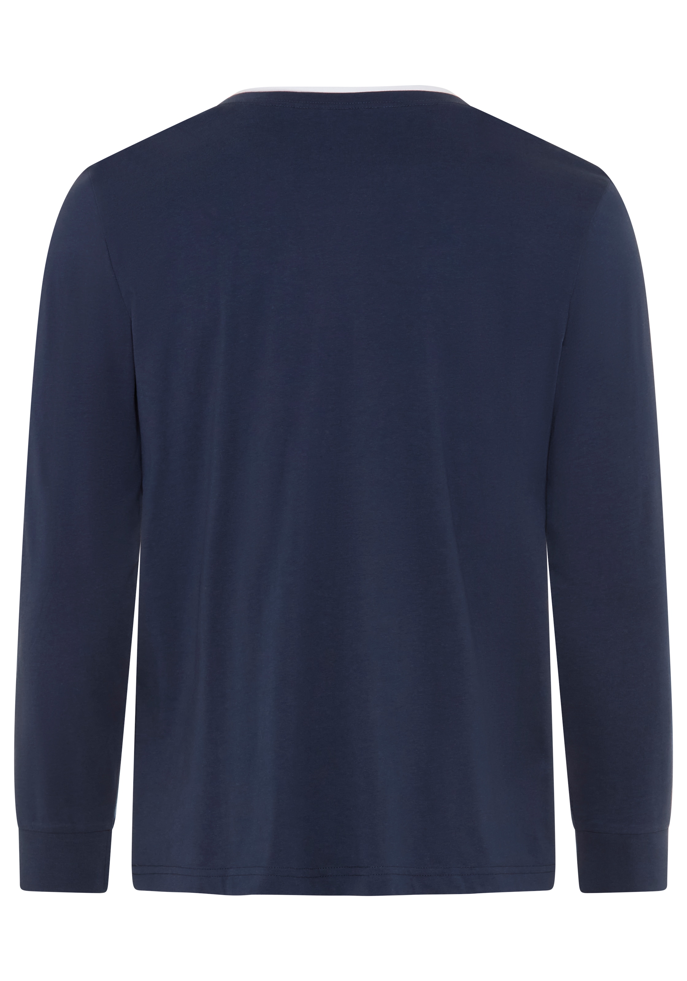 Man's World Rundhalsshirt »Neue Kollektion!« mit Kontrasteinsatz am Halsausschnitt
