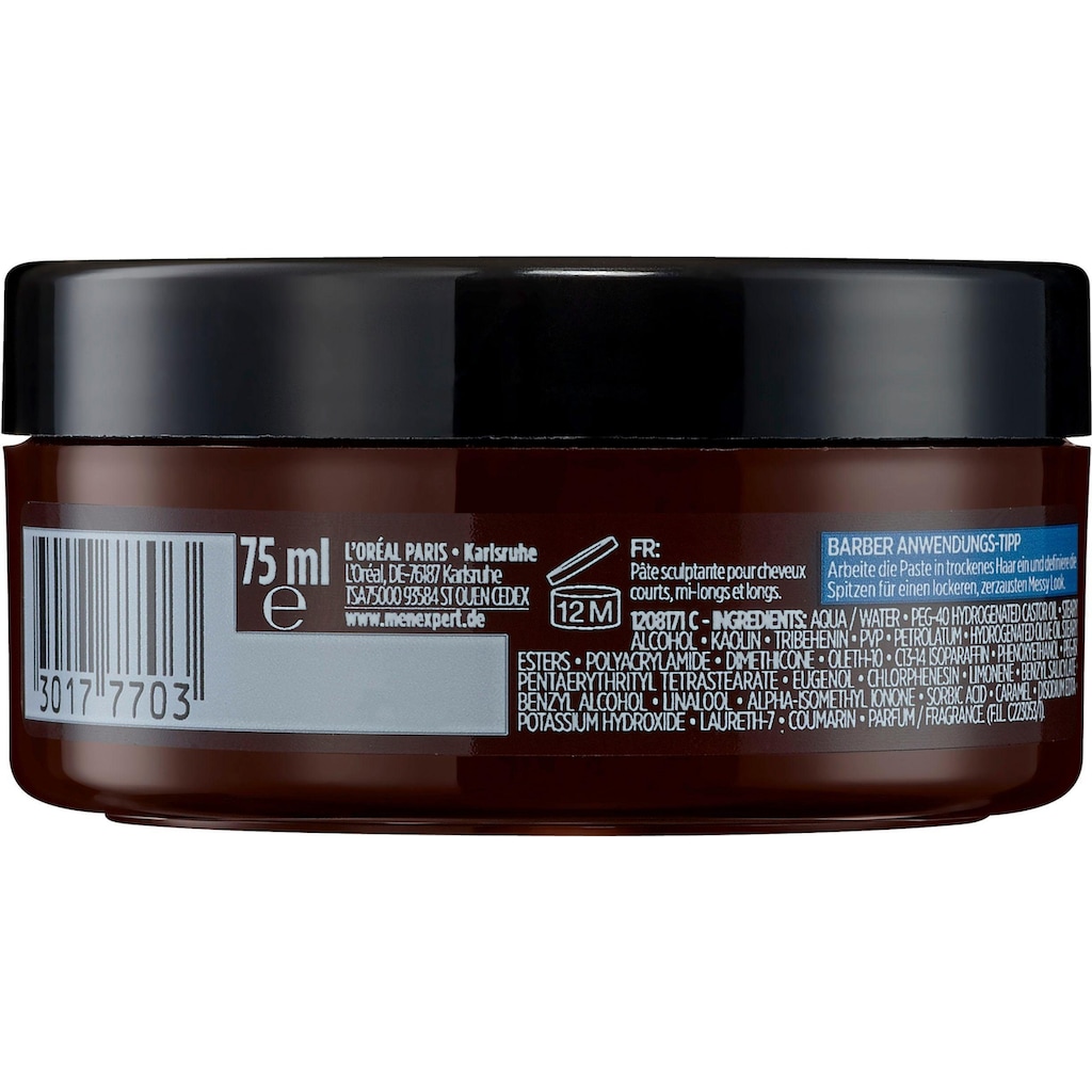 L'ORÉAL PARIS MEN EXPERT Haarpomade »Barber Club Messy Look Matt Paste«