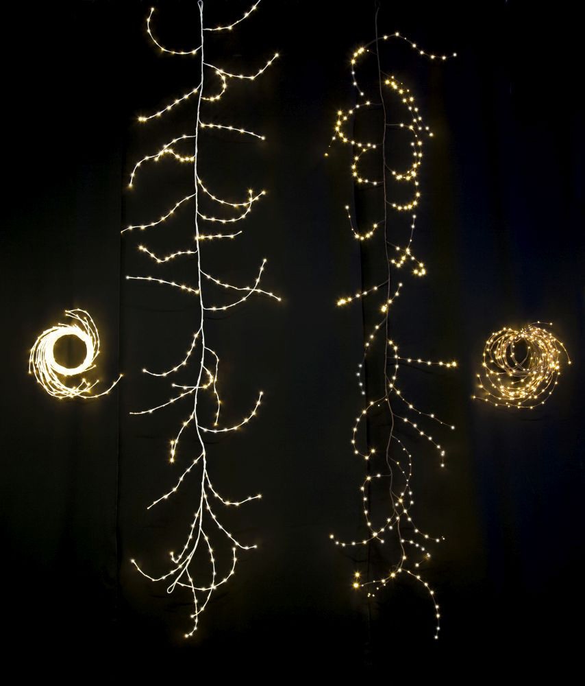 KONSTSMIDE LED-Lichterkette »Weihnachtsdeko aussen«, variabel als  Lichterkranz/Lichtergirlande, braun, 240 warmw. Dioden auf Rechnung kaufen