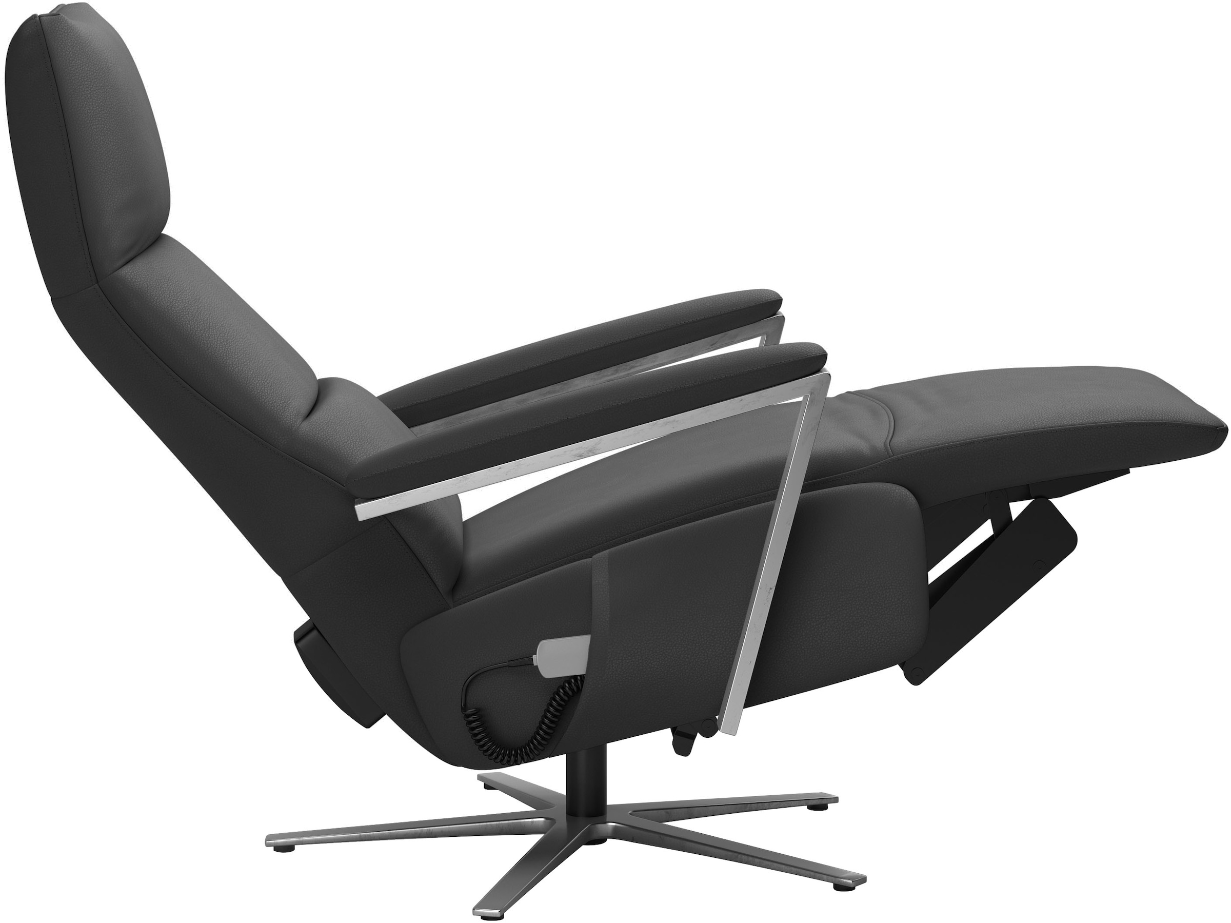 sit&more TV-Sessel »Vario Comfort, inkl. Kopfteilverstellung & 360 Grad Drehfunktion«, inkl. Herz-Waage-Funktion & 3 Motoren, Höhe der Armlehnen 64cm