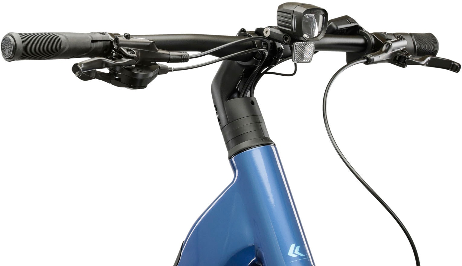 Kross »Influx Hybrid SUV 2.0 16,7Ah / 600 Wh 29 Zoll blau 9 Gänge 2026« 9 Gang Shimano CUES U4000 Schaltwerk Kettenschaltung Mittelmotor 250 W BOSCH PERFORMANCE LINE PX Mittelmotor