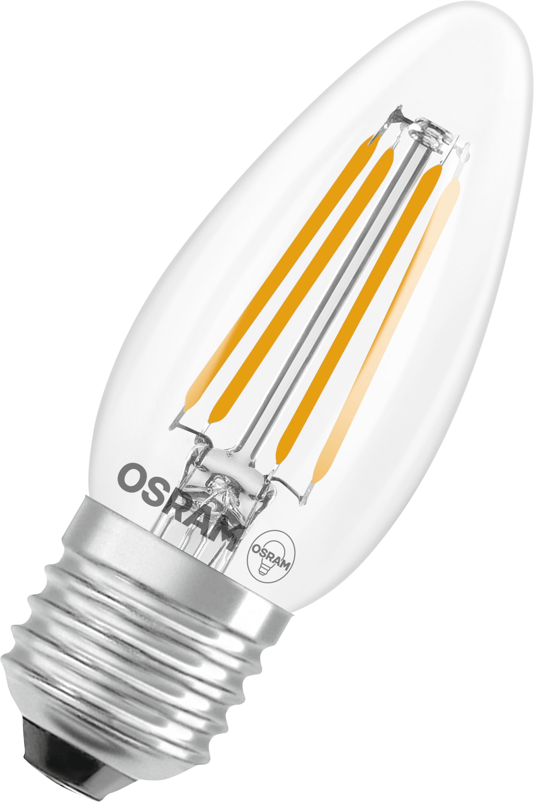 Osram LED-Leuchtmittel »LED-Lampe Star Kerzenform B40« E27 1 Stk. Warmweiß