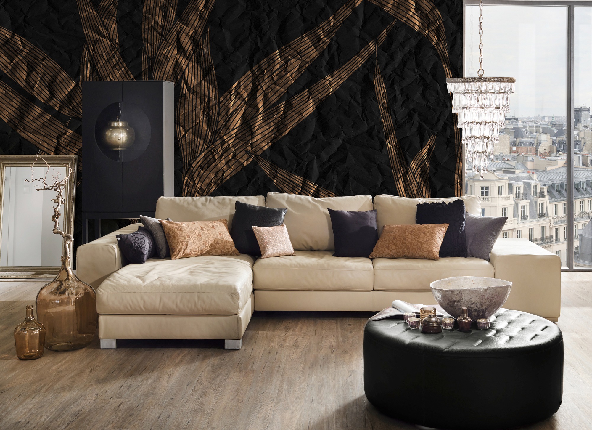 Architects Paper Fototapete »Atelier 47 Paper Leaves 3« floral glatt Vlies, Wand, Schräge, Decke