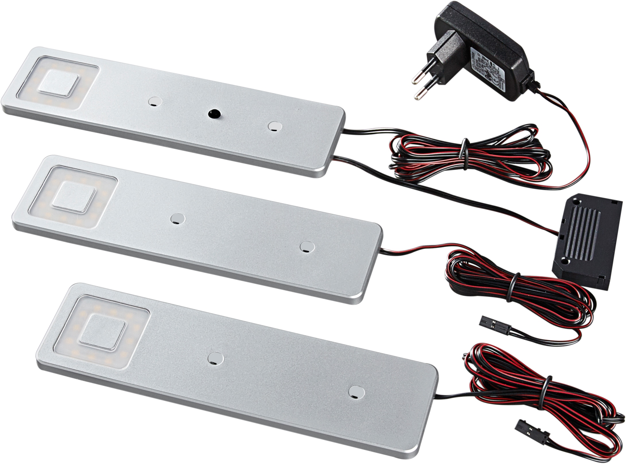HEITRONIC LED-Unterschrankleuchte »Imola«, 3er Set, anschlussfertig