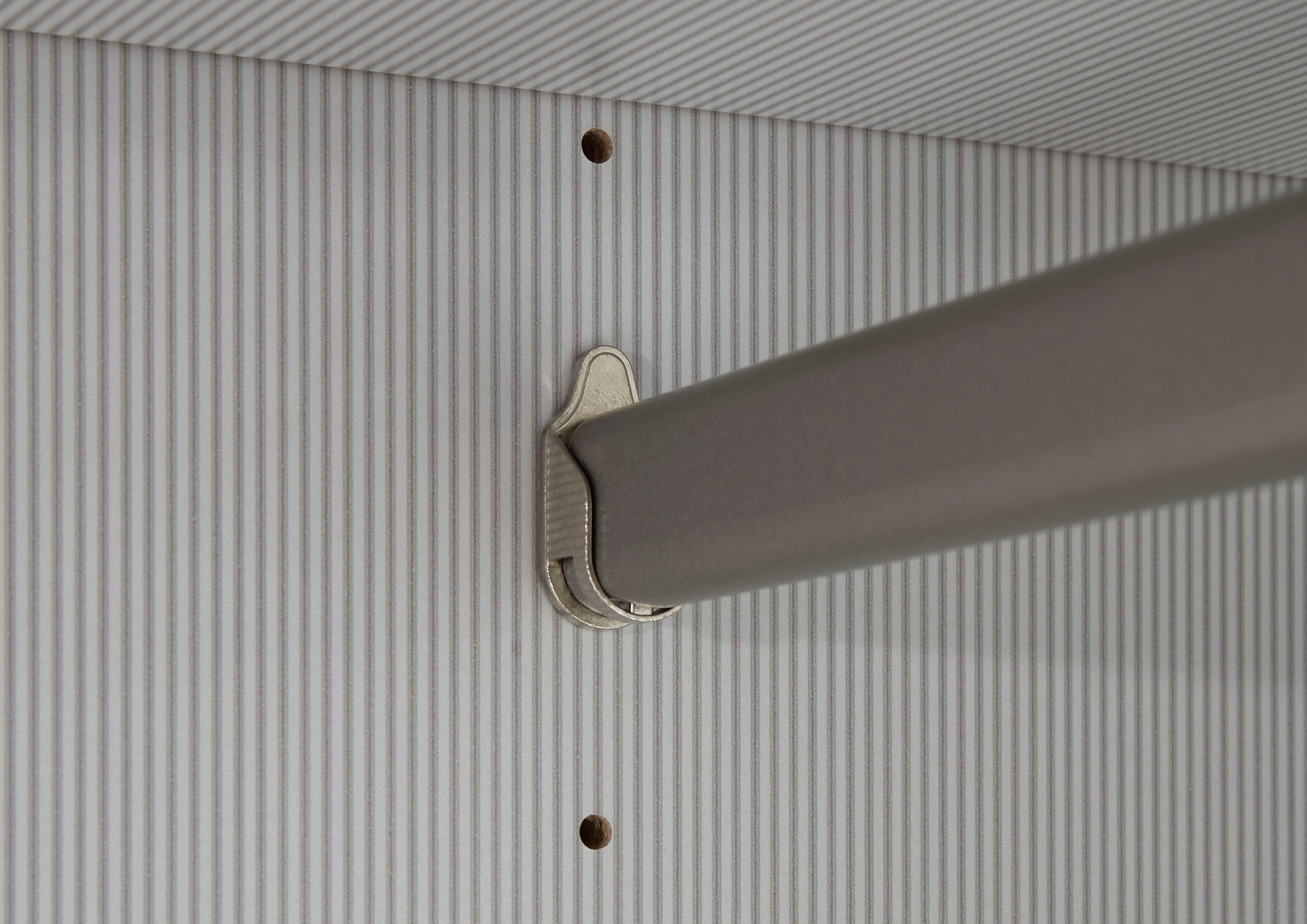 WIEMANN Falttürenschrank »Ohio, Kleiderschrank, Schrank, Garderobe, mit Glasfront, 300 cm« inklusive Einlegeböden & Kleiderstangen, 2 Höhen, MADE IN GERMANY,  inklusive Türdämpfung, hochwertige Glasfront